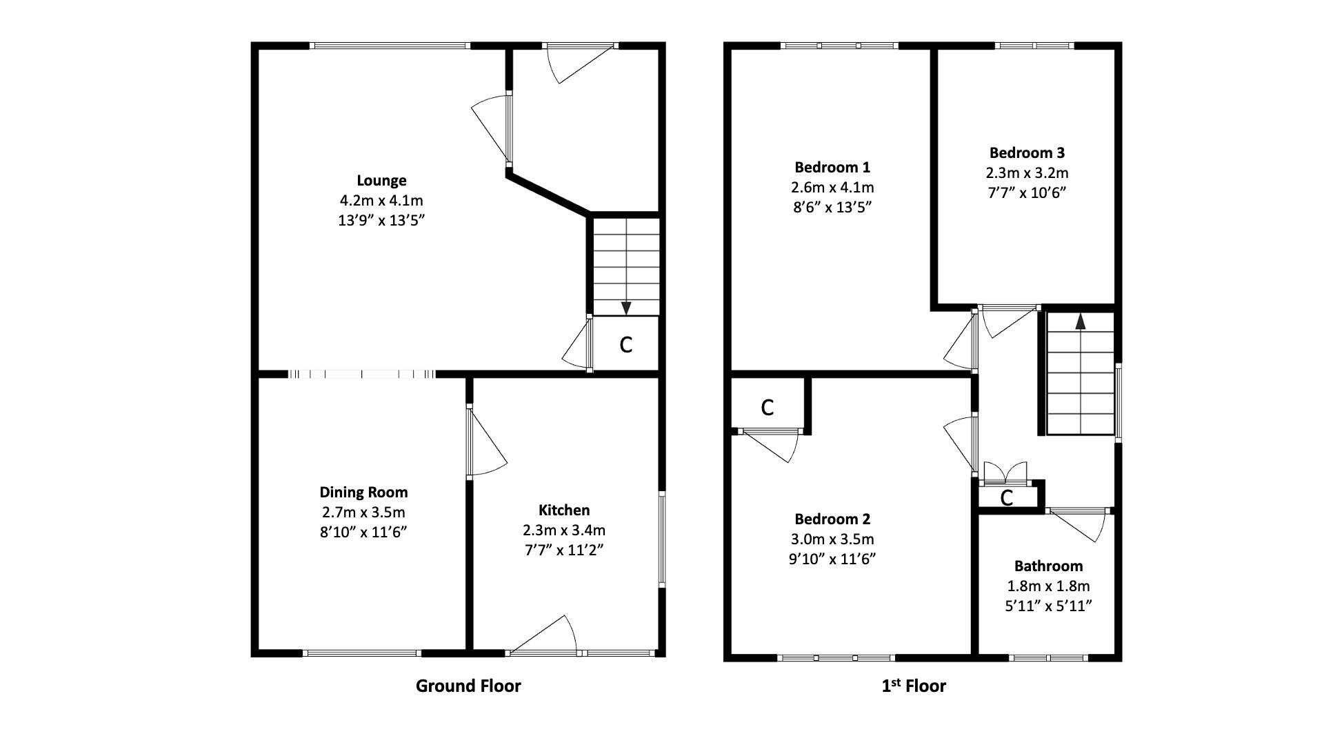 15, Berwick Crescent, Airdrie floorplan