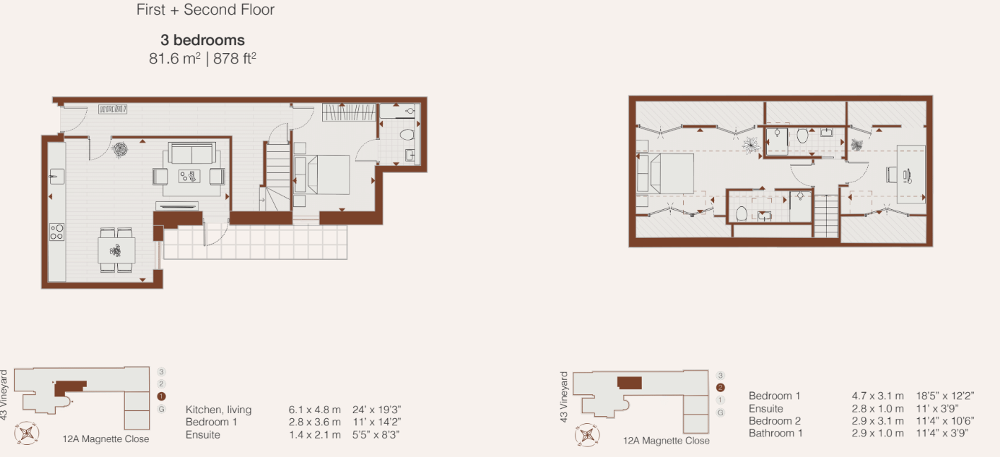 The Old Maltings,Flat 9, 43 Vineyard, Abingdon floorplan