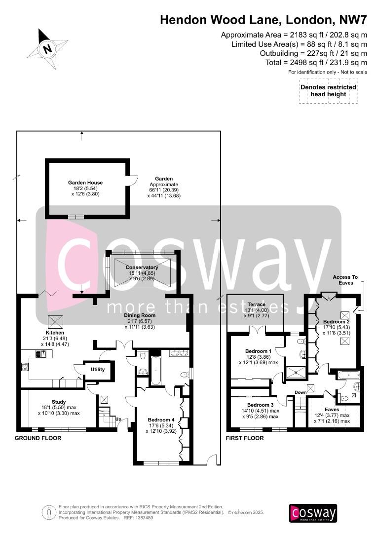 Tyehurst, Hendon Wood Lane, Mill Hill, NW7, London floorplan