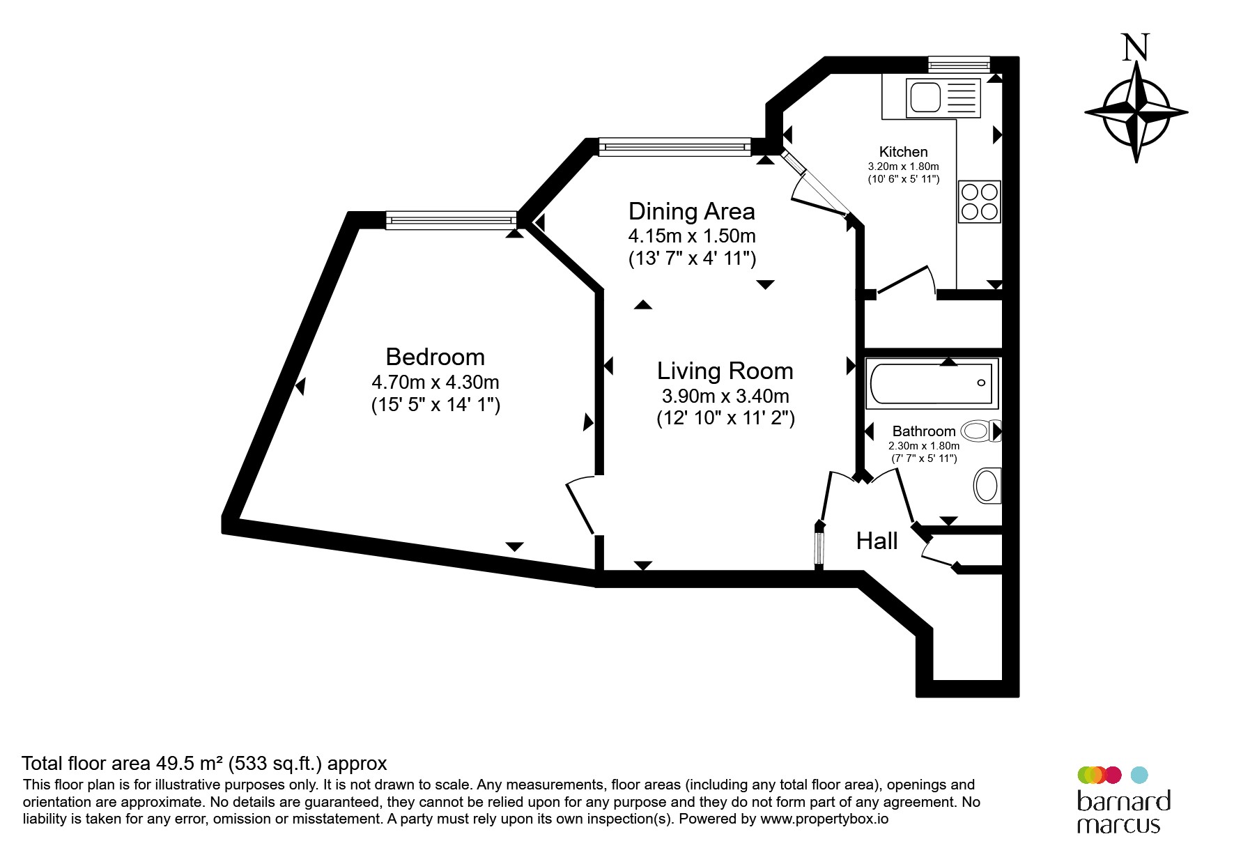 16, Upper Berenger Walk, London floorplan