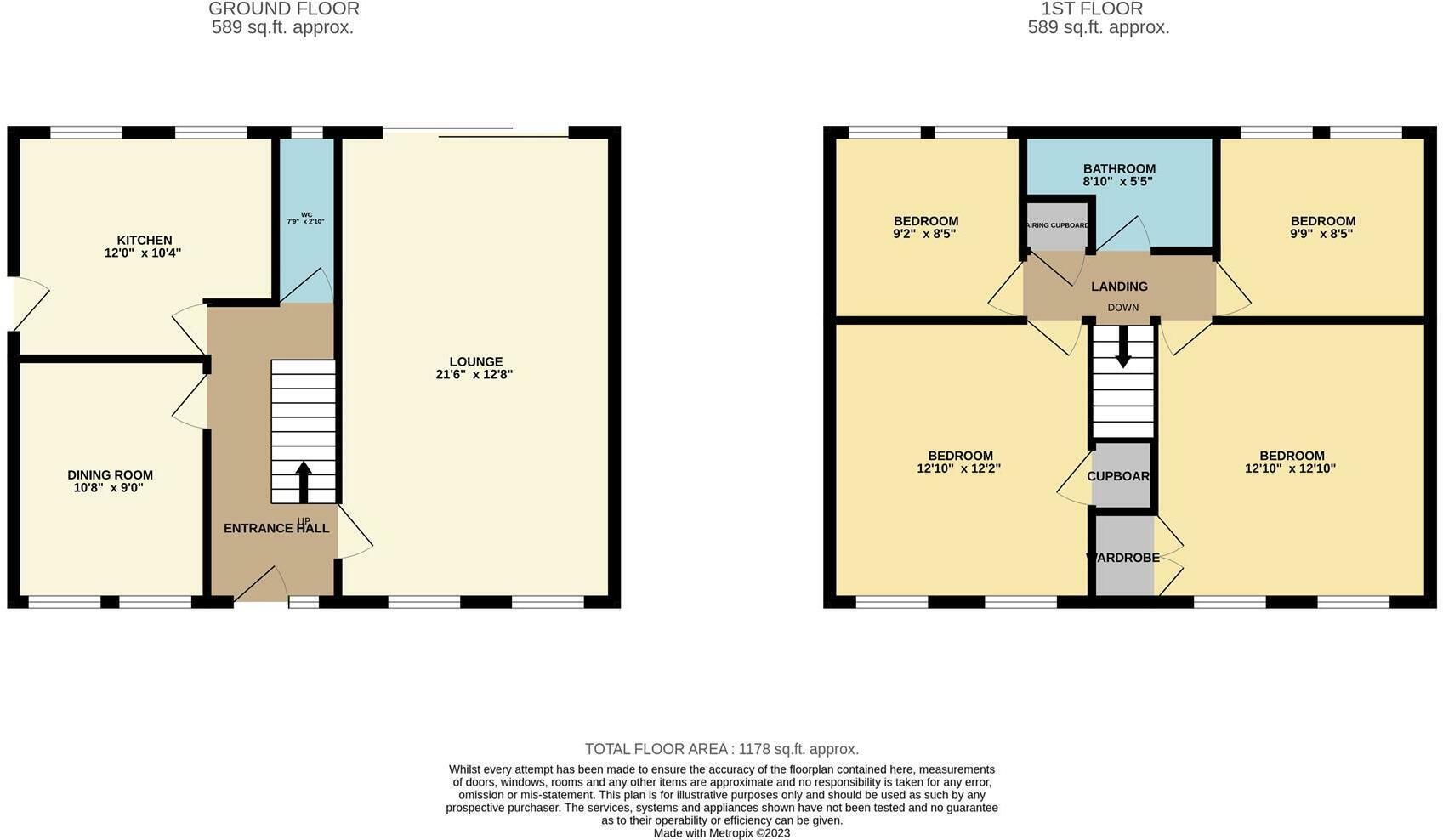 11, Warrands Close, Southwell floorplan
