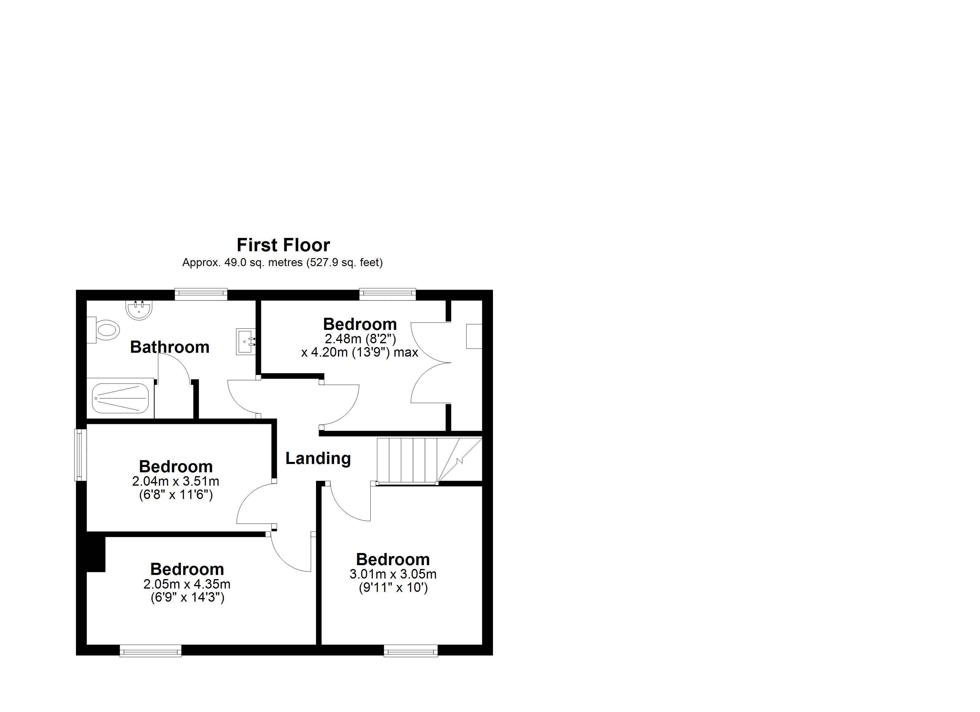 1, Water Street, Salisbury floorplan