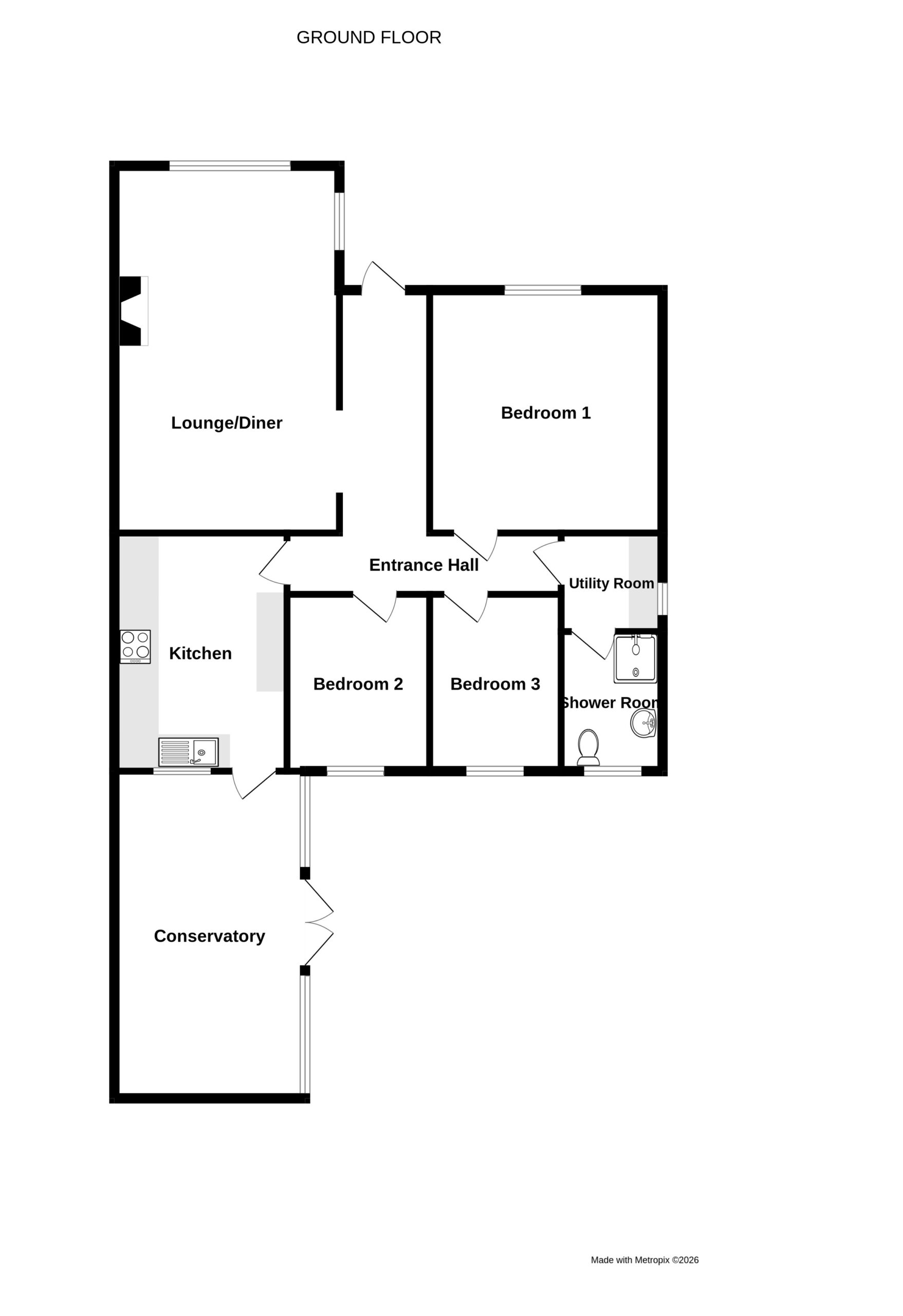 Tranquille, Rue des Rondiaux, St Pierre du Bois floorplan
