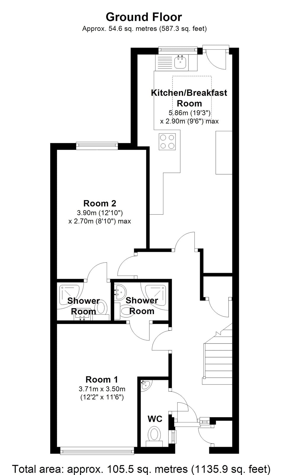 Room 5, 44, Old Wharf, Telford floorplan