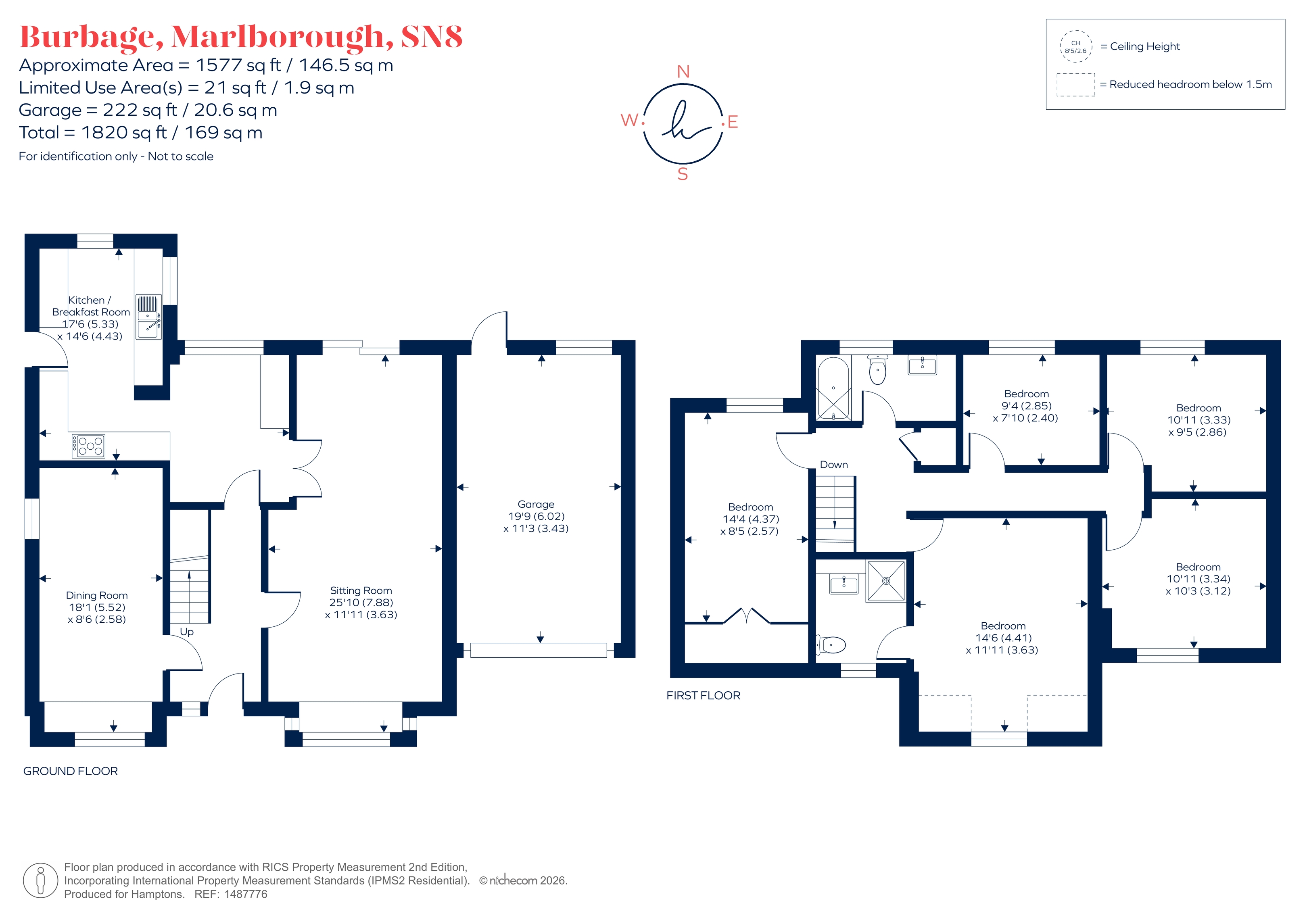 48, Ailesbury Way, Burbage floorplan