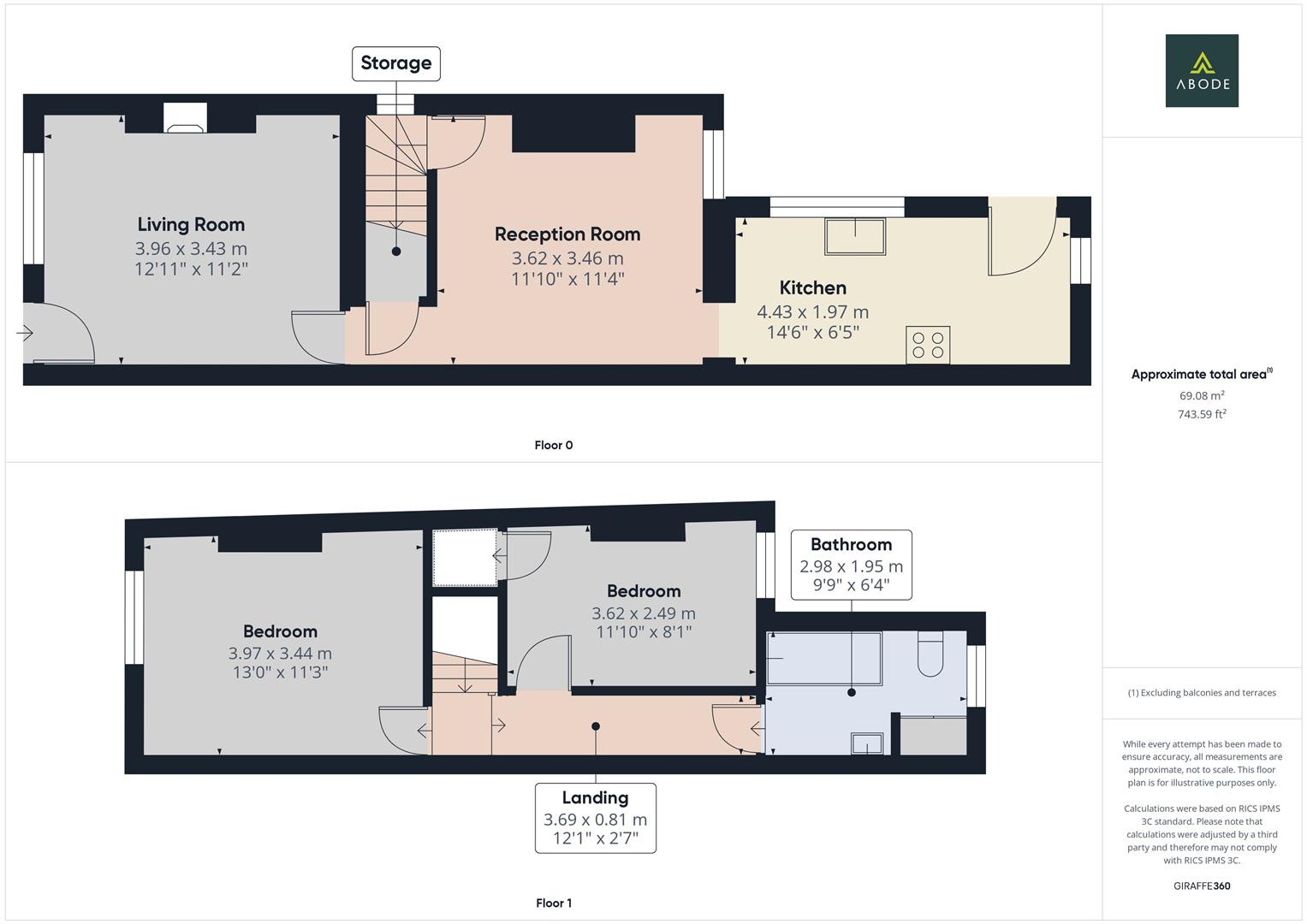 80, Main Street, Swadlincote floorplan