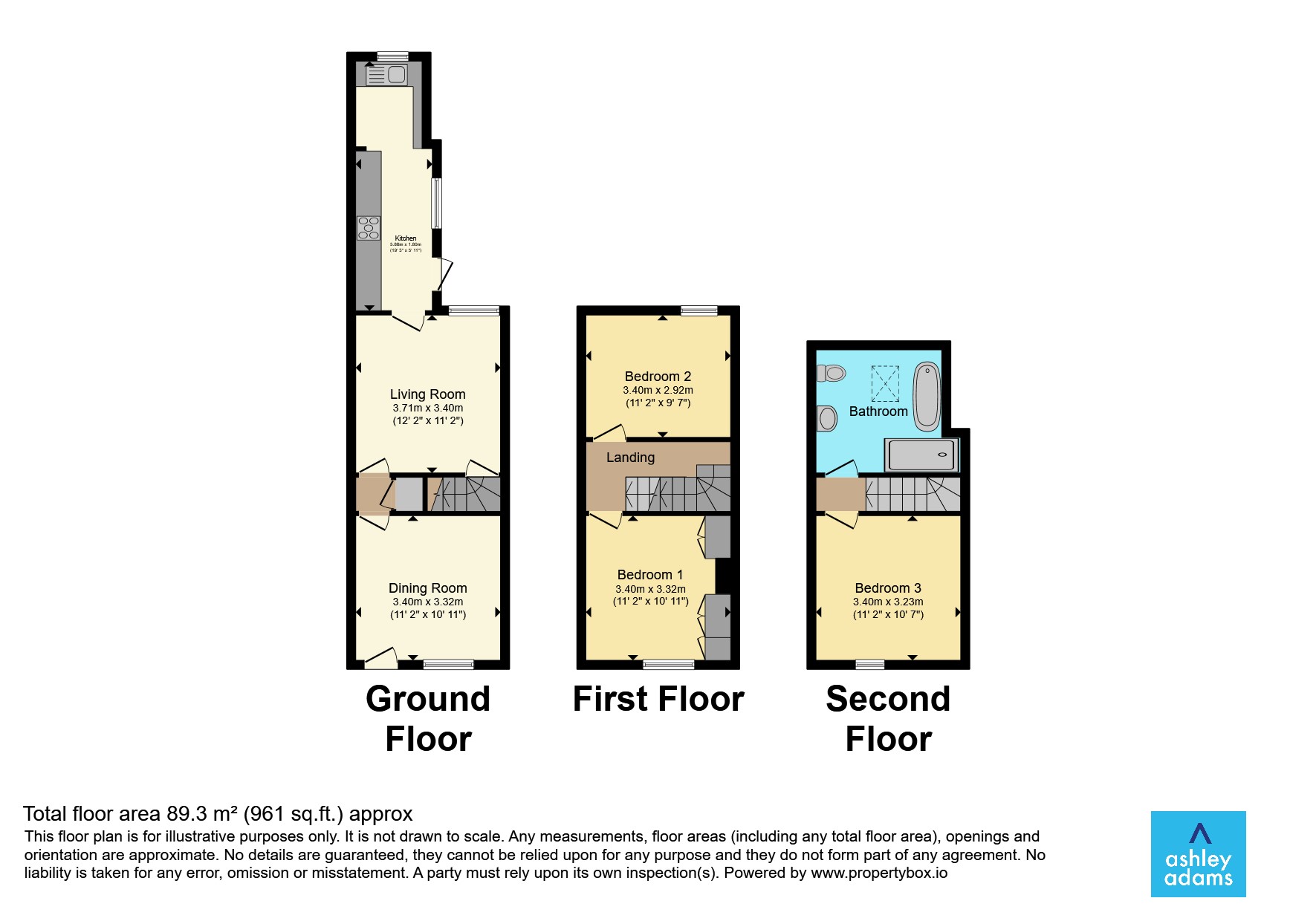 13, Burton Road, Derby floorplan