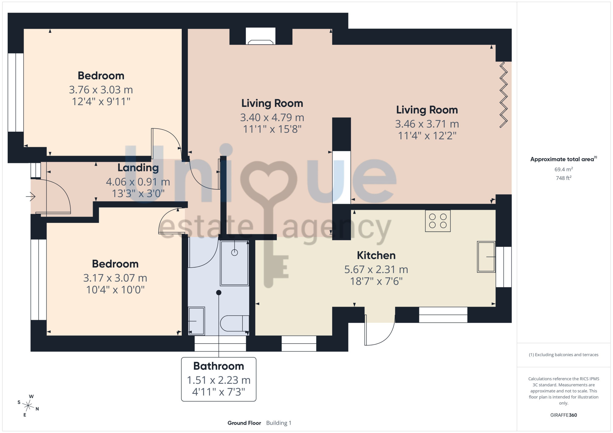 2, Bennett Road, Thornton-Cleveleys floorplan