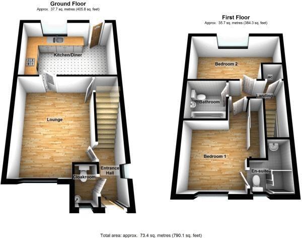 Pentland Rise, Stevenage floorplan