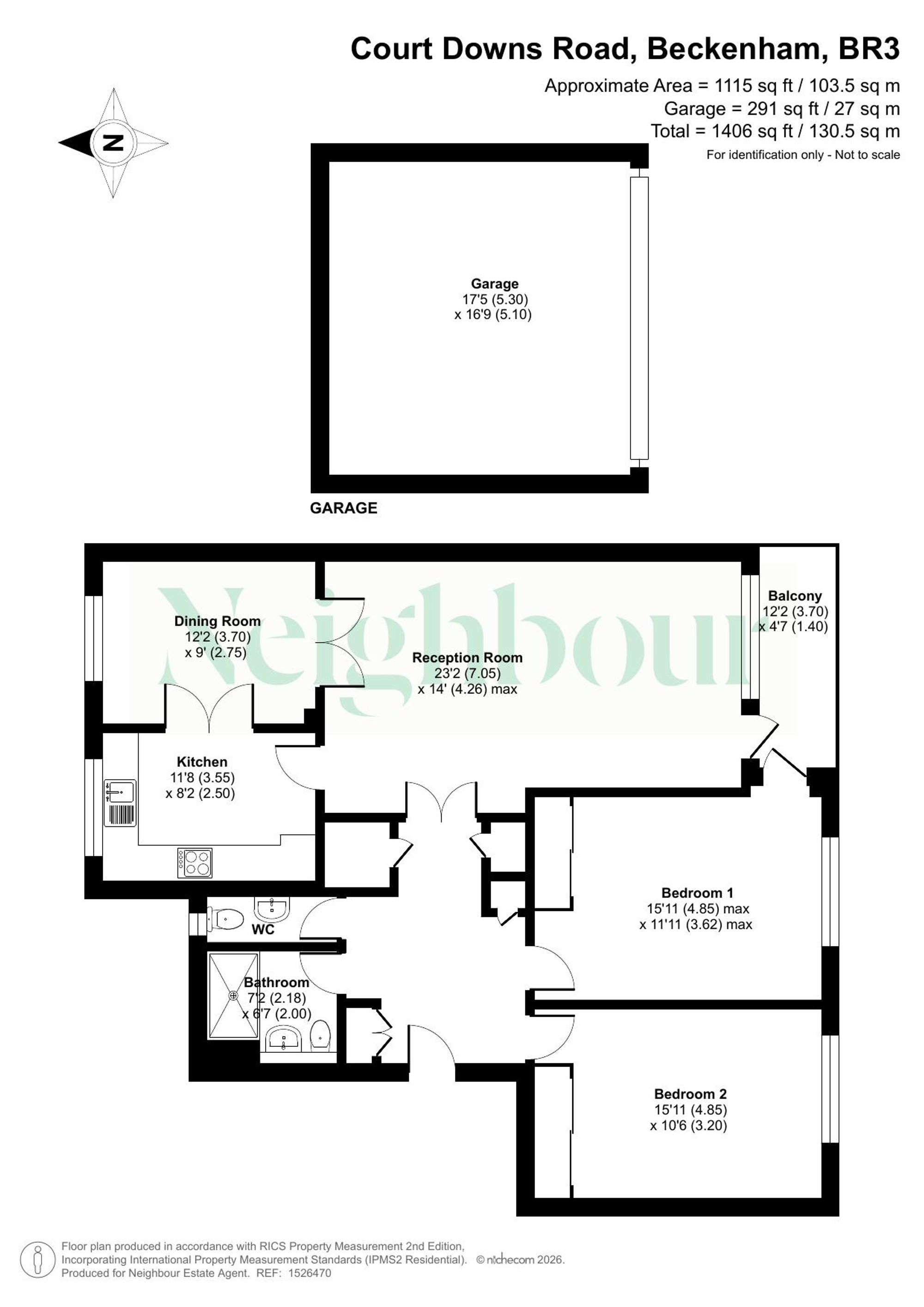 Flat 10, Fairleas, Beckenham floorplan