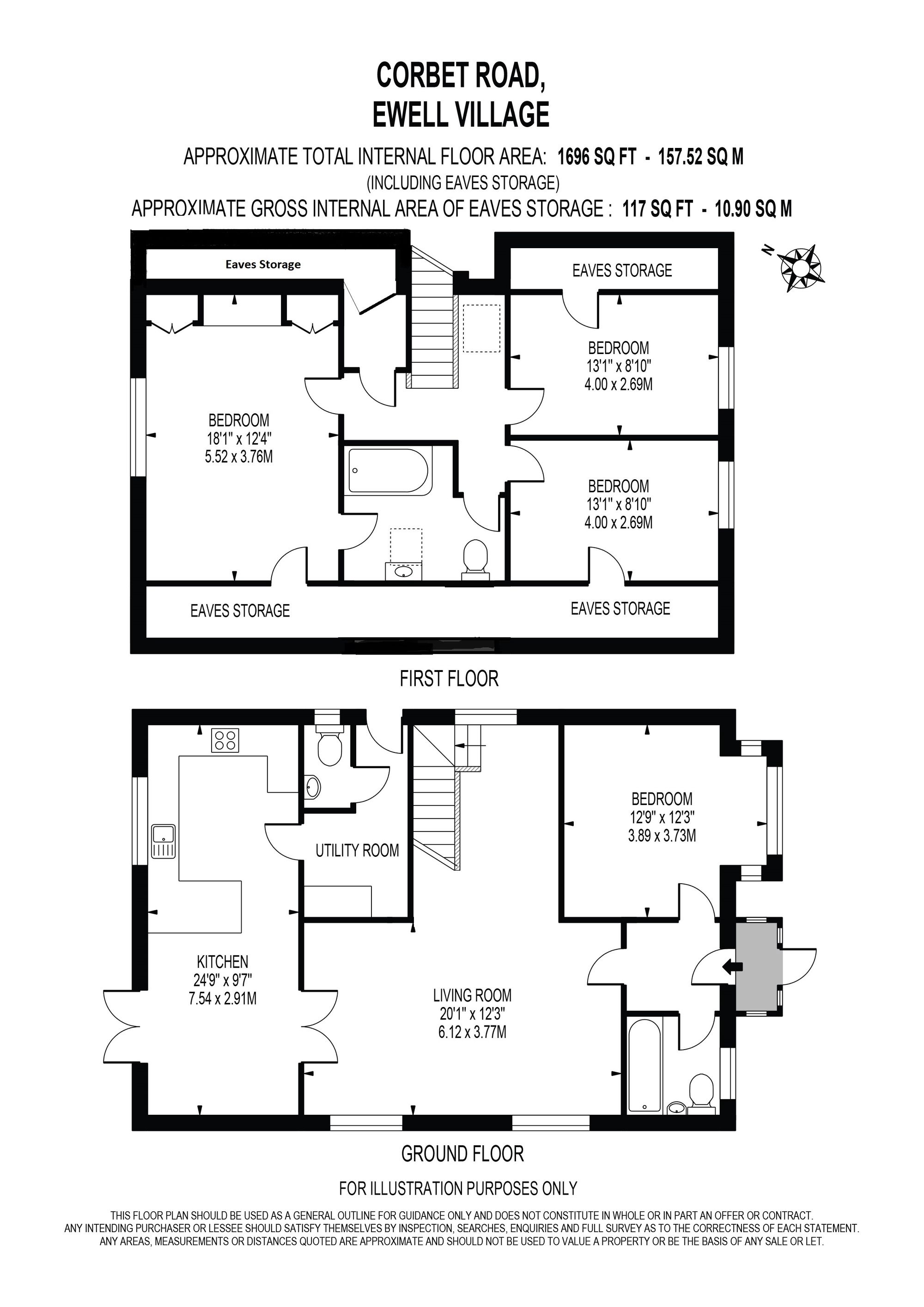 8 Corbet Road, Epsom floorplan
