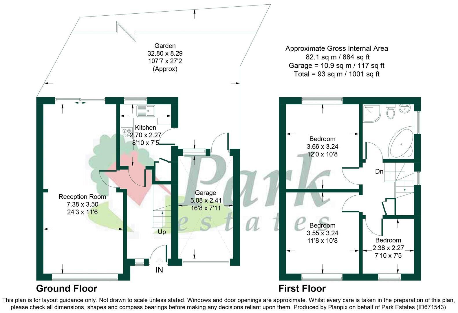 207, Upton Road South, Bexley floorplan