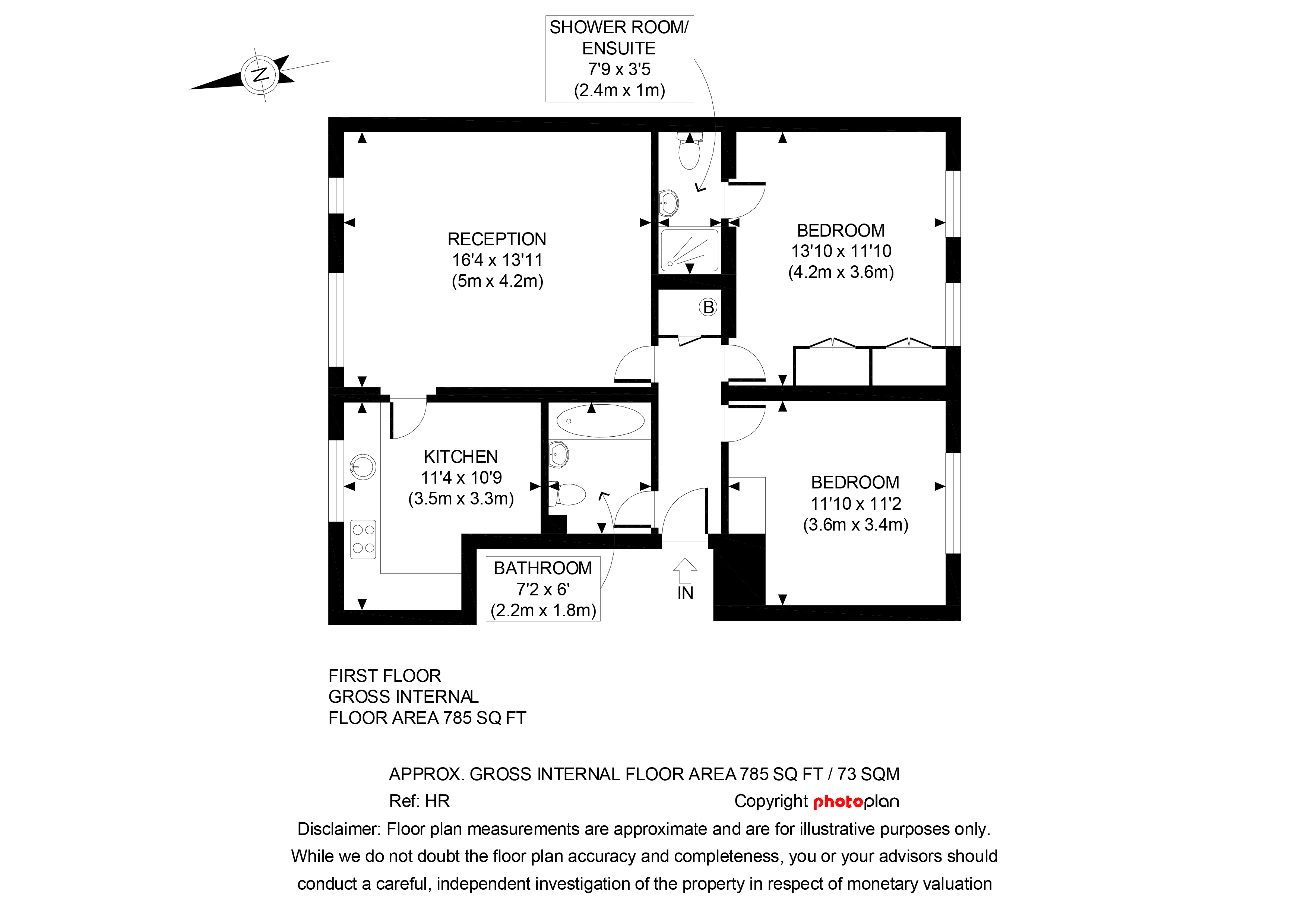 2 Bedrooms Flat to rent in Byron Mews, London NW3