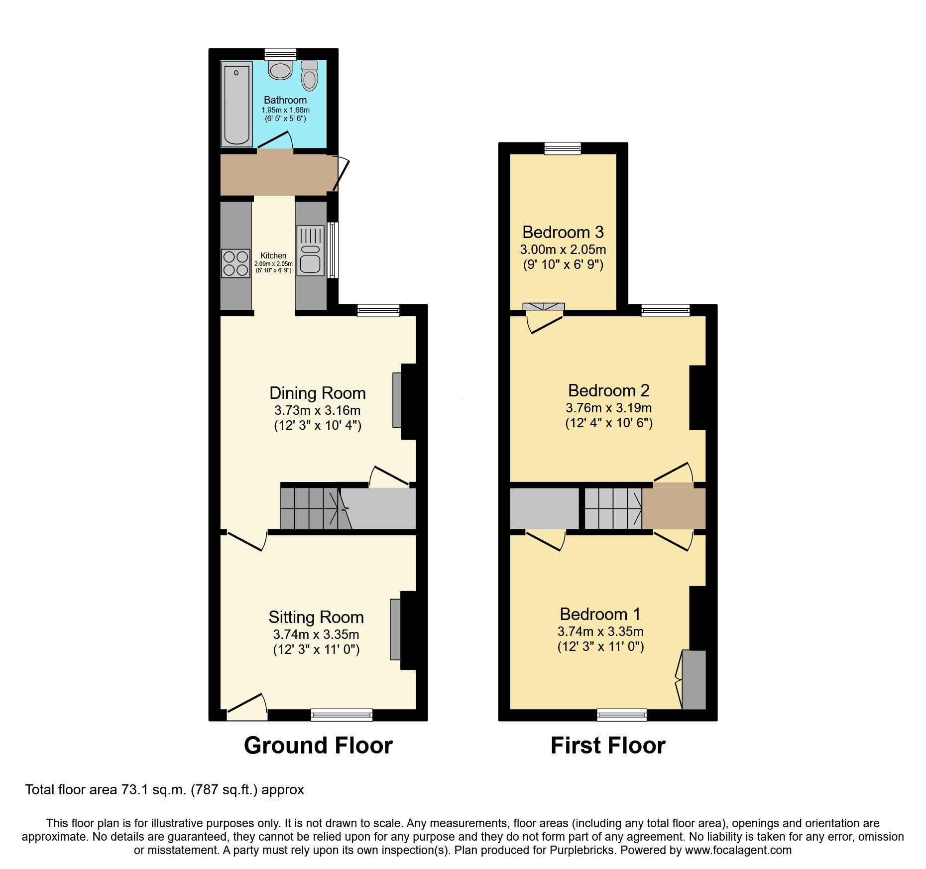 3, Brook Street, Reading floorplan