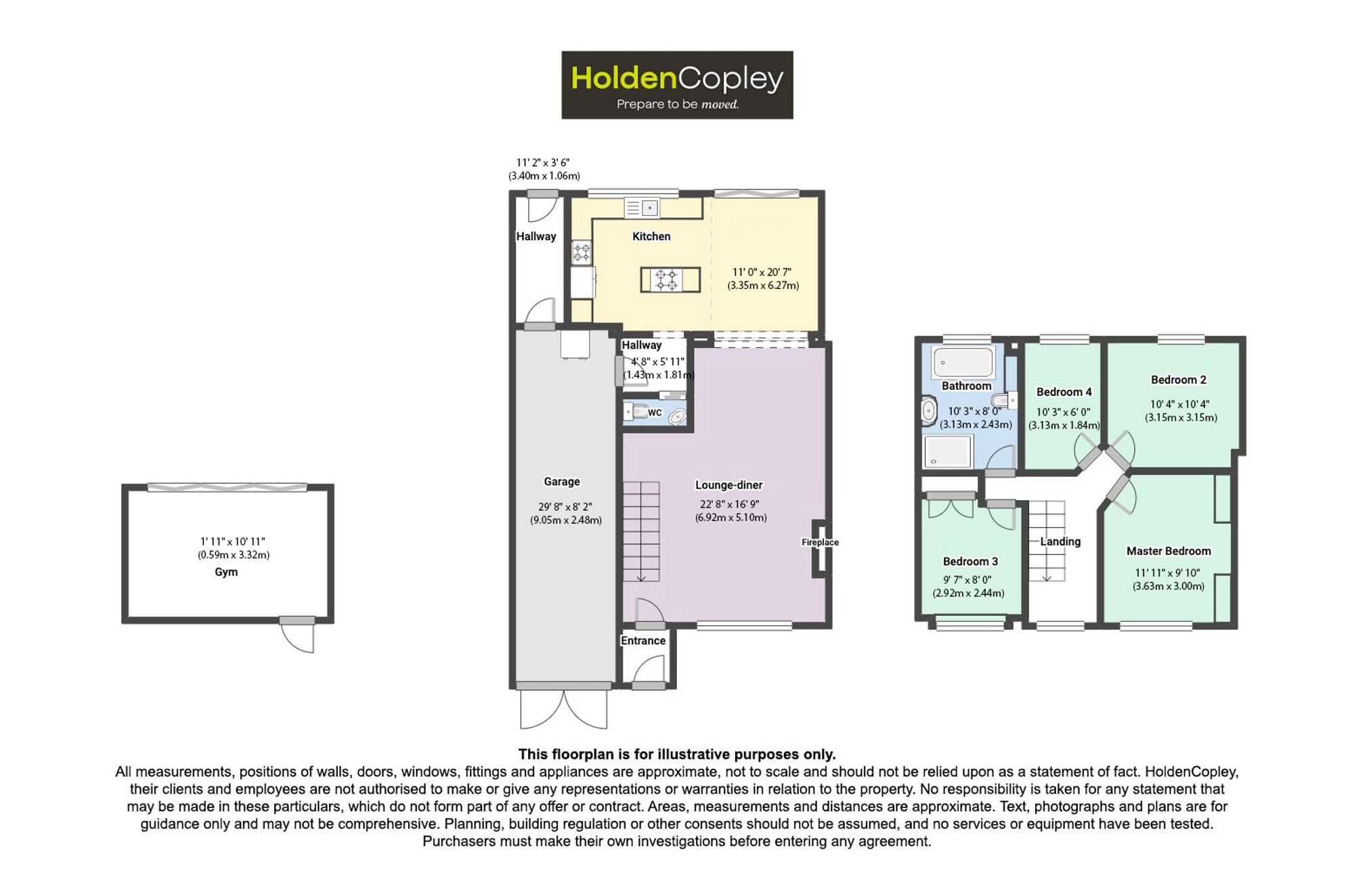 190 Moor Road, Nottingham floorplan