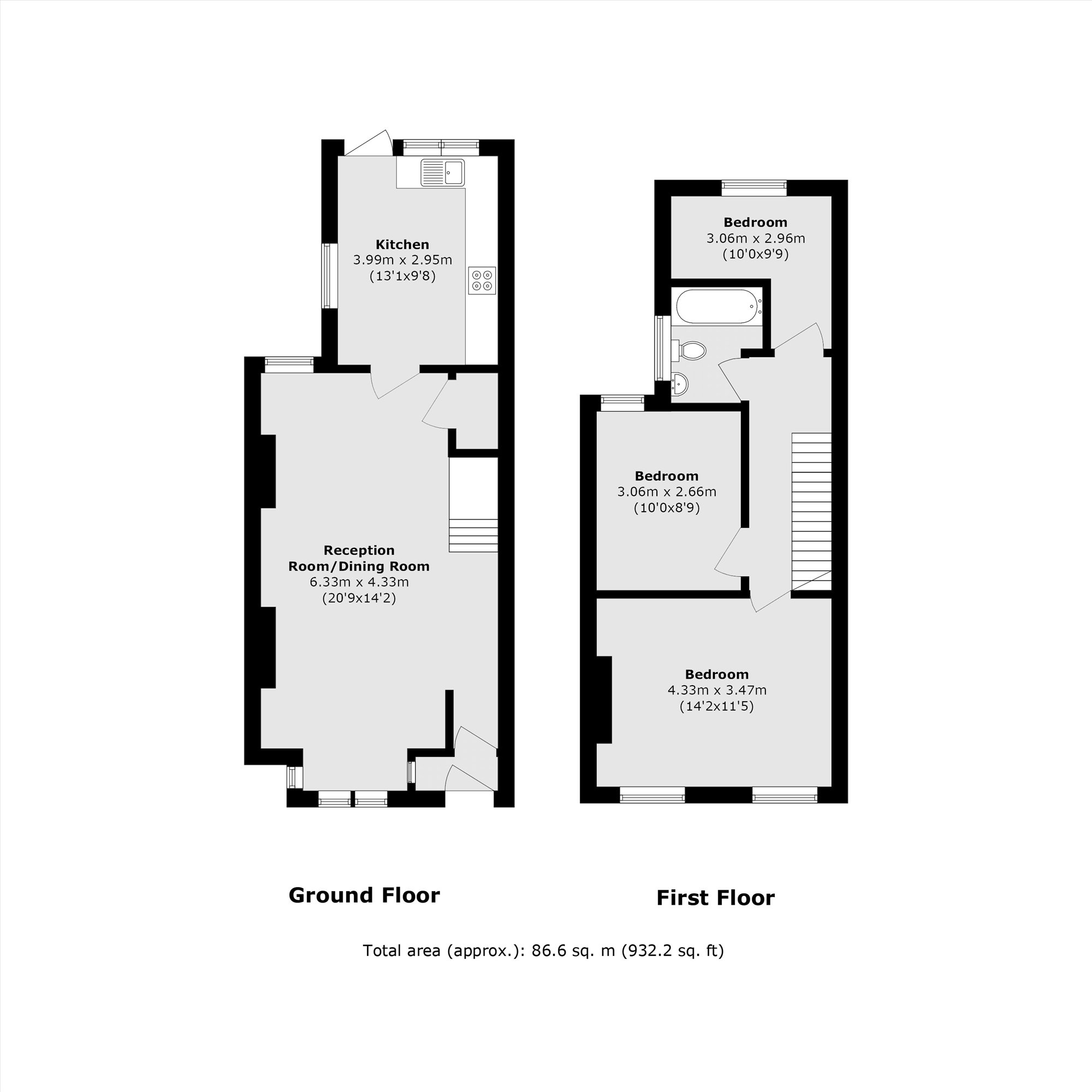 26, Malvern Road, Hampton floorplan