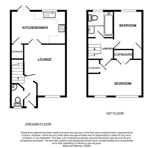 2 Bedrooms Terraced house to rent in Tunbridge Way, Emersons Green, Bristol BS16