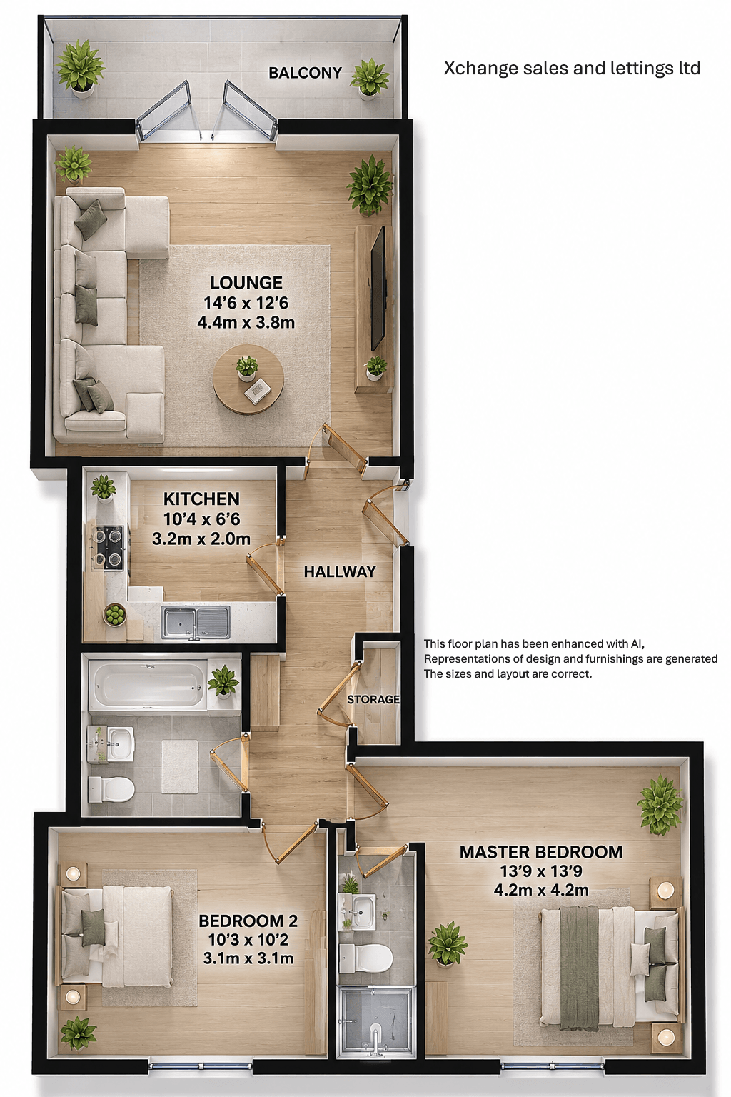 Flat 13, 49, Clarence Avenue, ILFORD floorplan