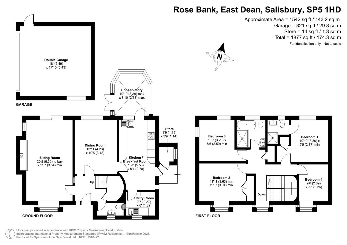 Rose Bank, Salisbury floorplan