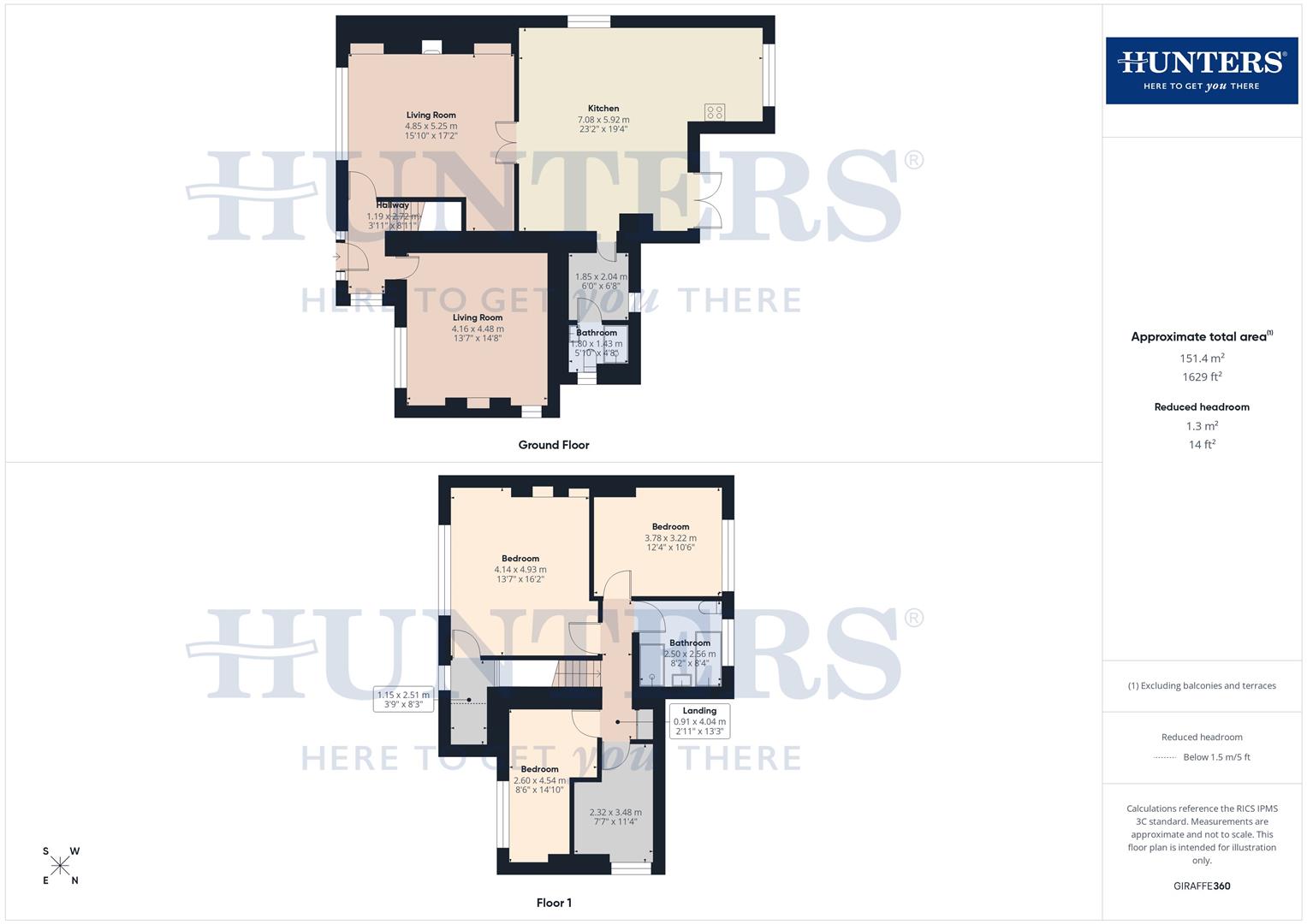 Rowley Farm, Consett floorplan