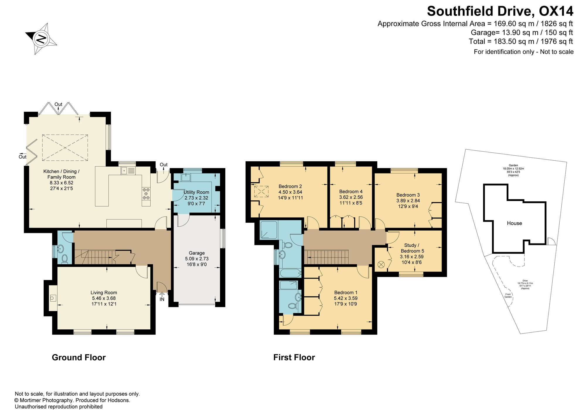 10, Southfield Drive, Sutton Courtenay, OX14 floorplan