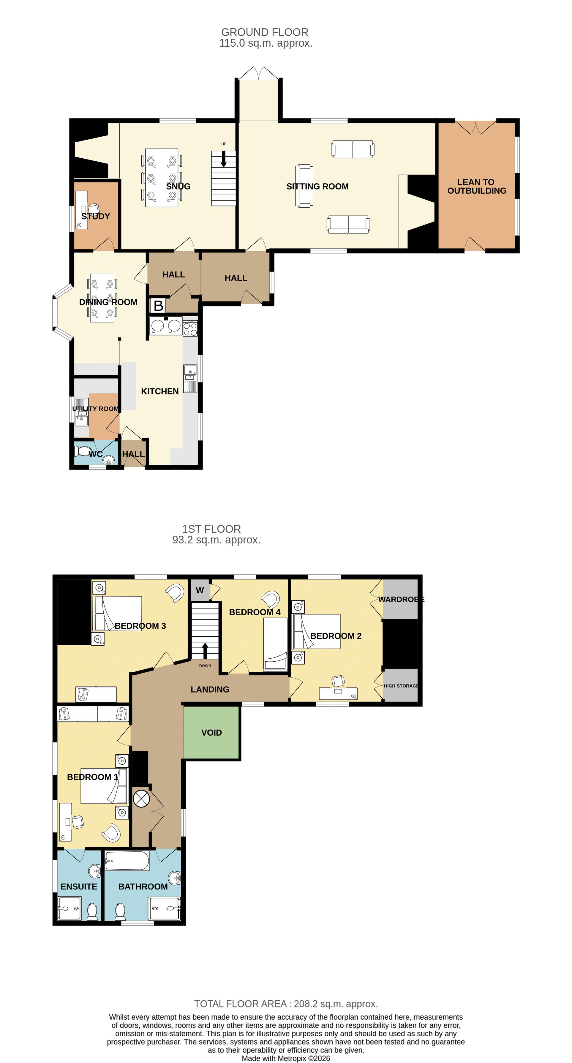 Goosemoor Farm, Burnetts Lane, Glastonbury floorplan