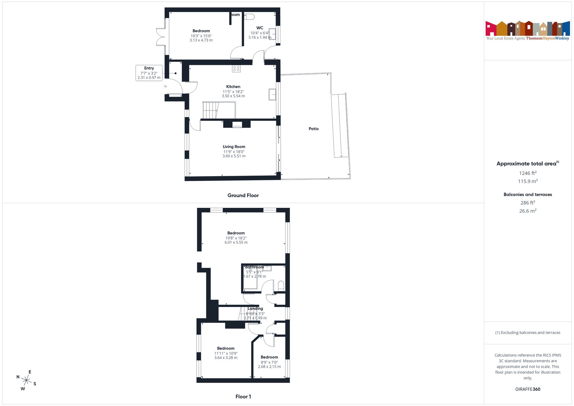 3 Millness Row, Milnthorpe floorplan