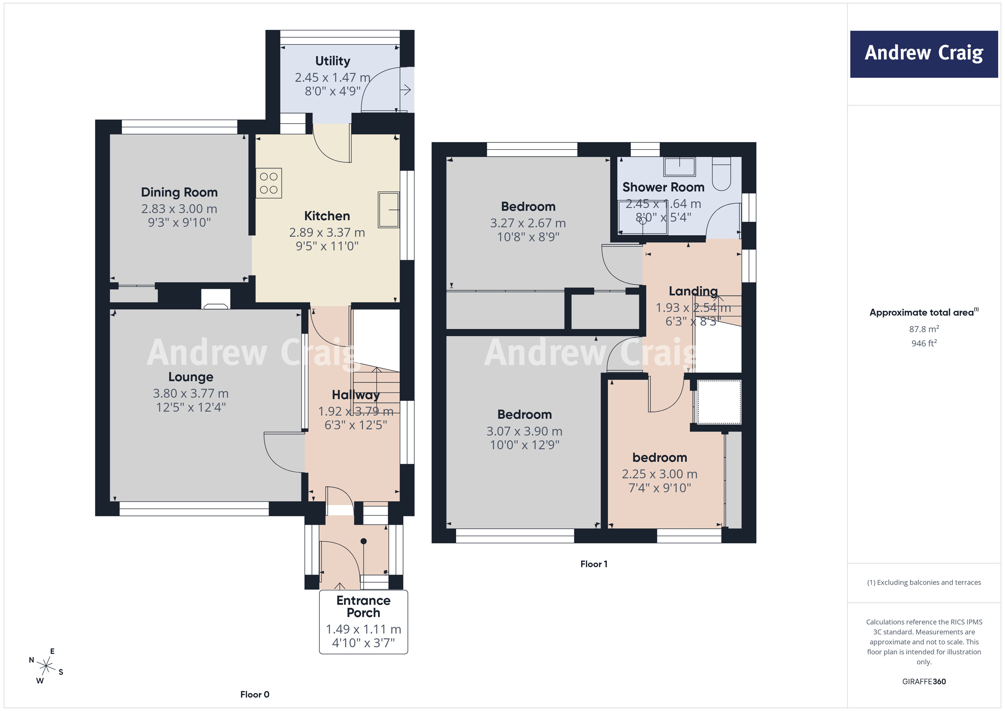 2 Cherry Tree Walk, Hebburn floorplan