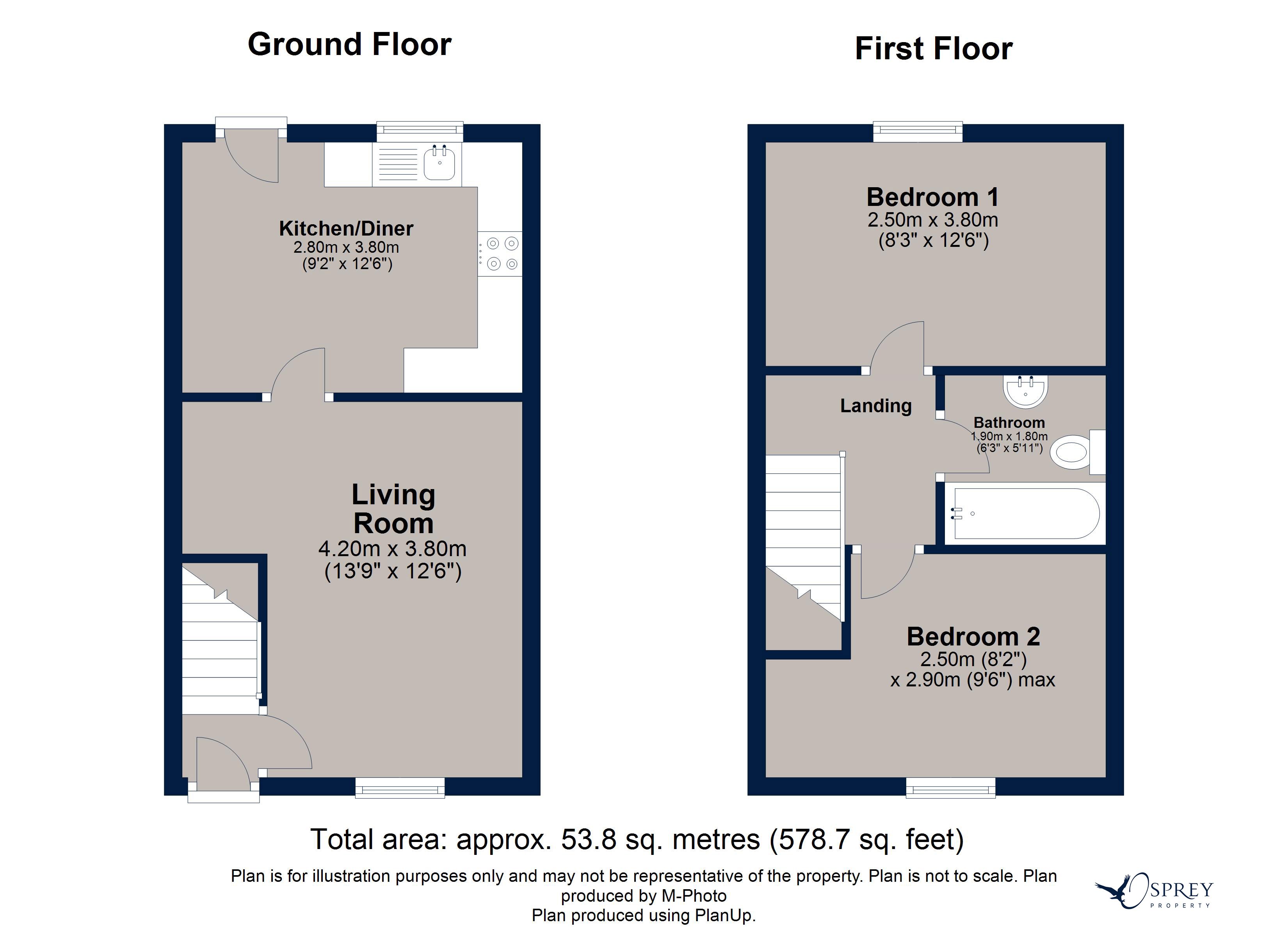 8, Siddons Close, Oundle floorplan