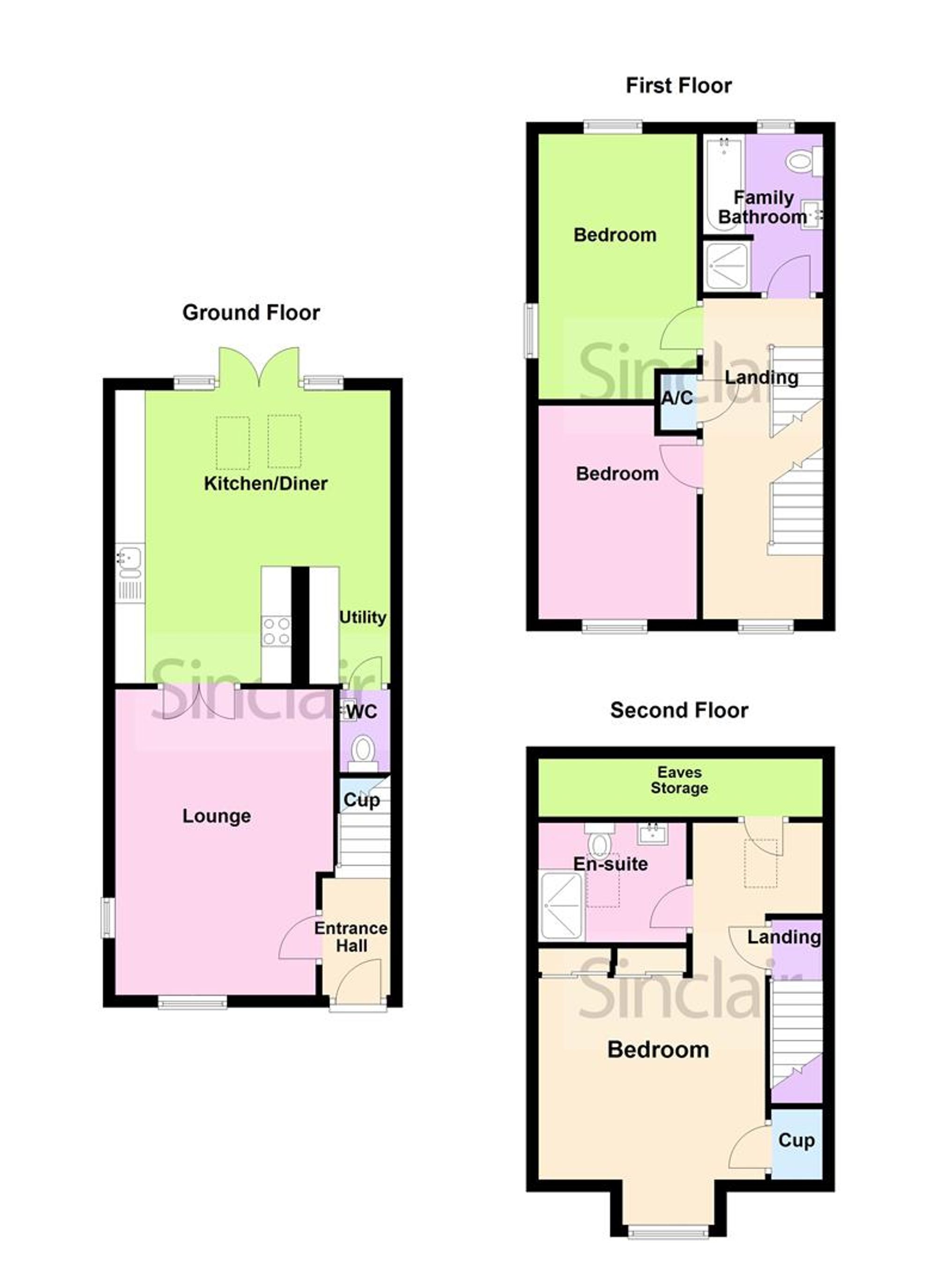 Le May Drive, Hugglescote, LE67 floorplan