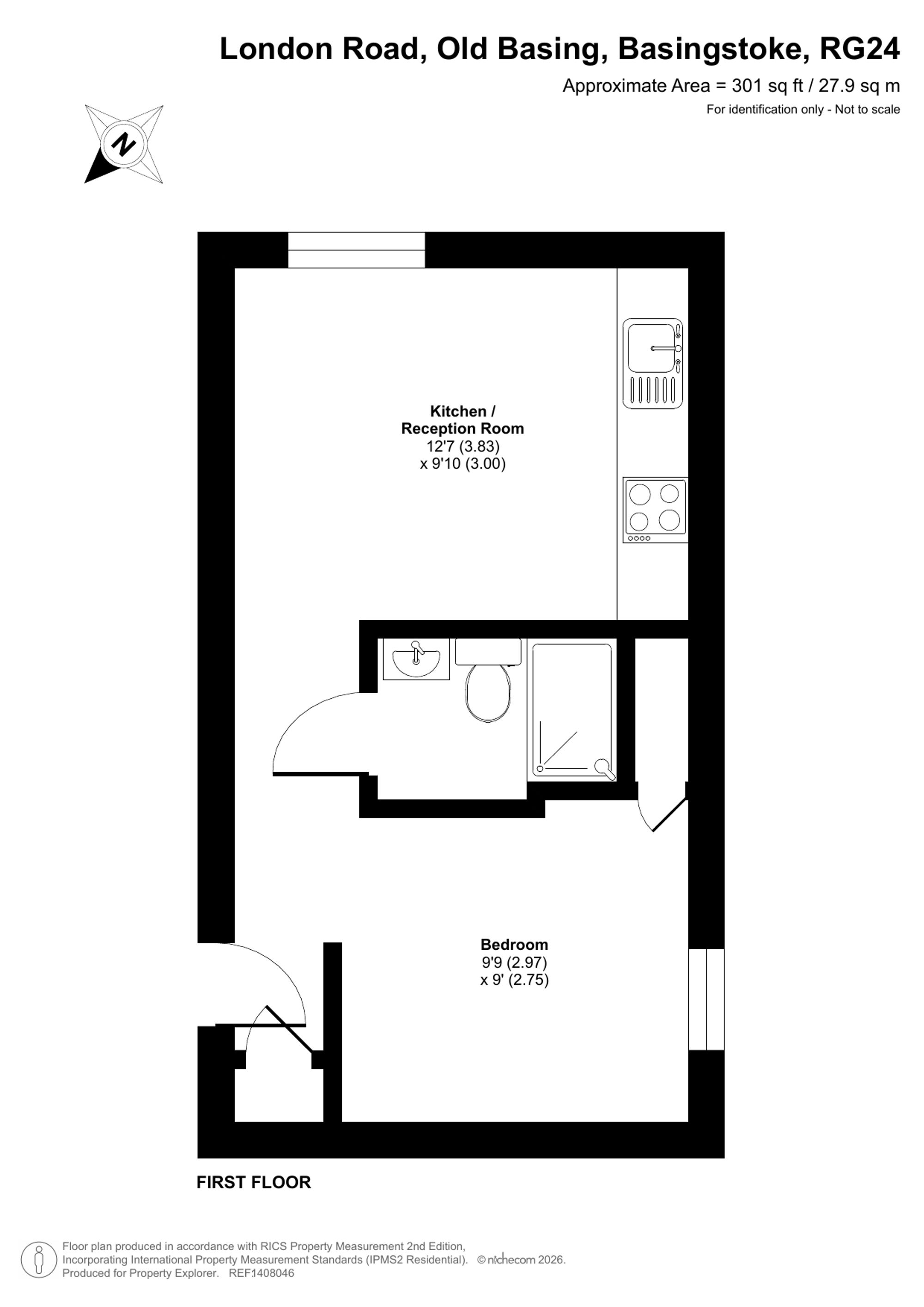 21 Freya House London Road, Basingstoke floorplan