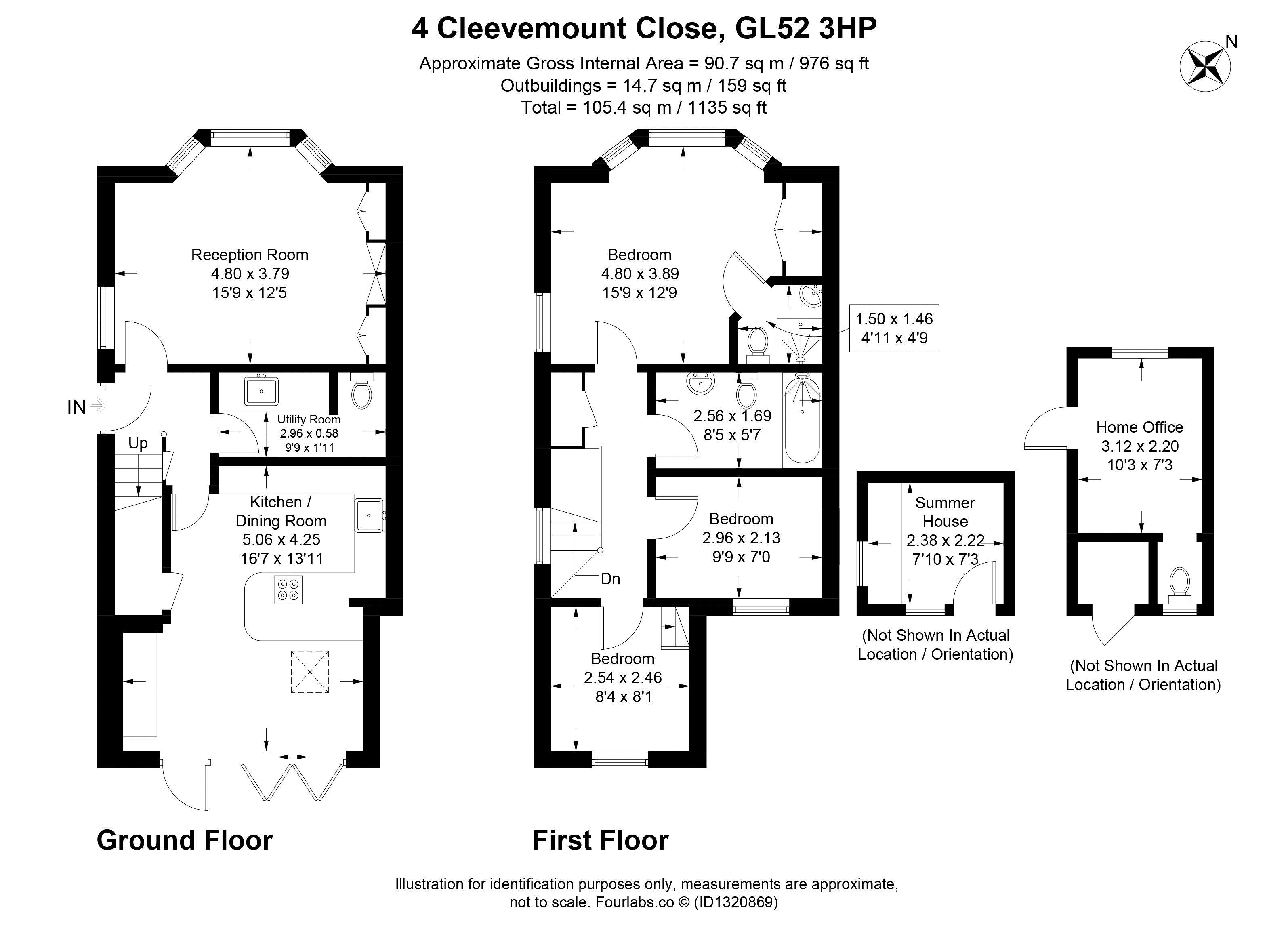 4, Cleevemount Close, Cheltenham floorplan