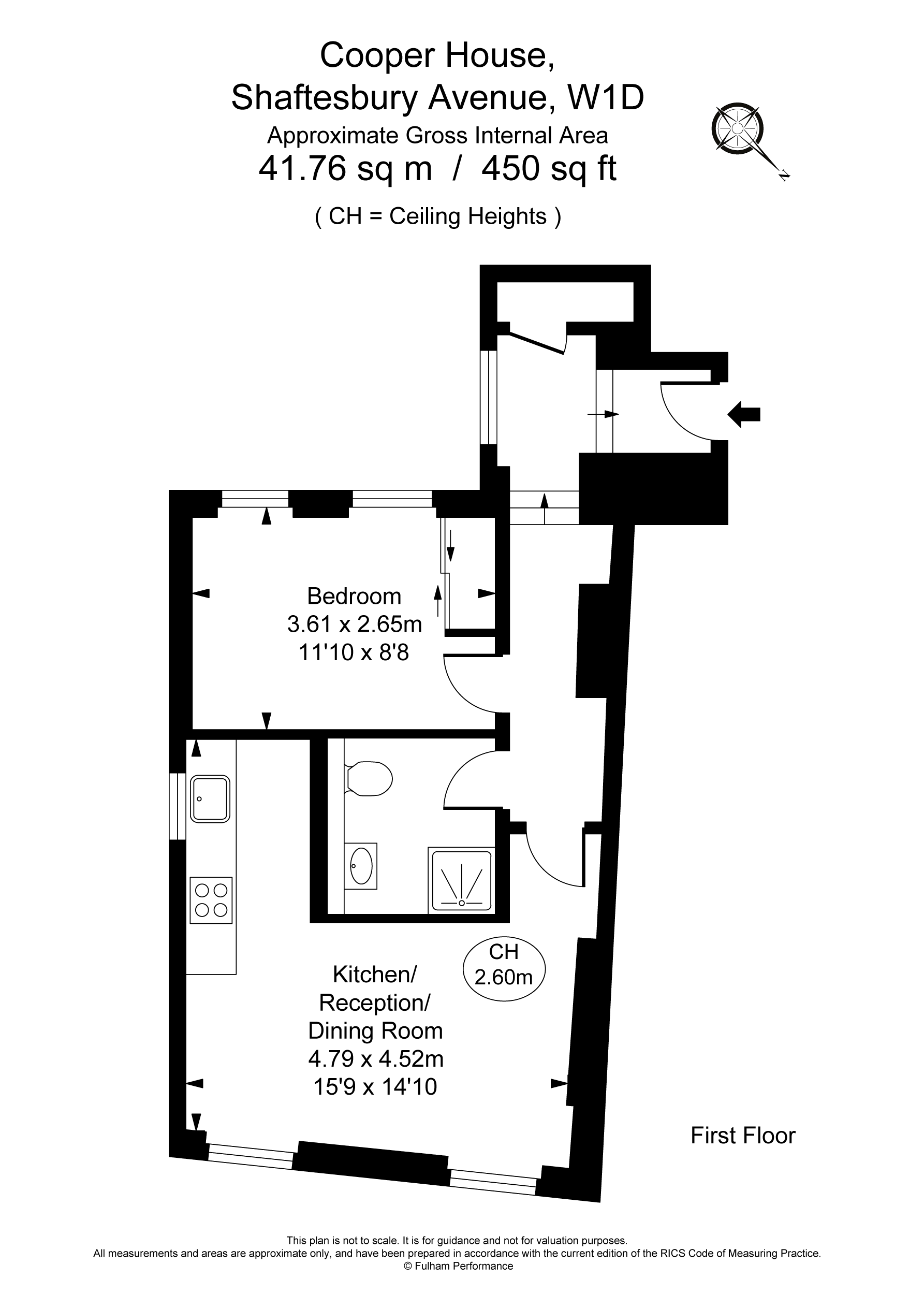 2 Cooper House, 80-82, Shaftesbury Avenue, London floorplan