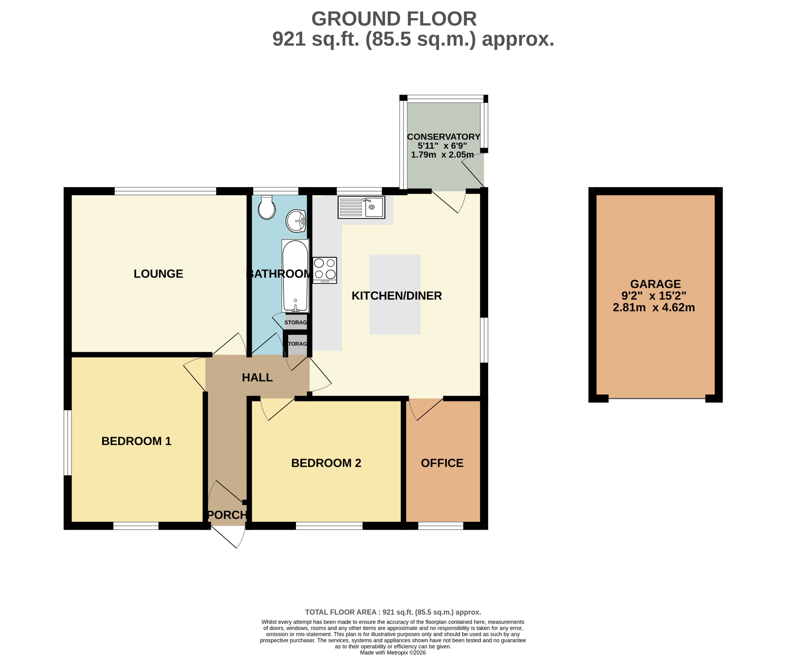 4, Riseholme Lane, Riseholme floorplan