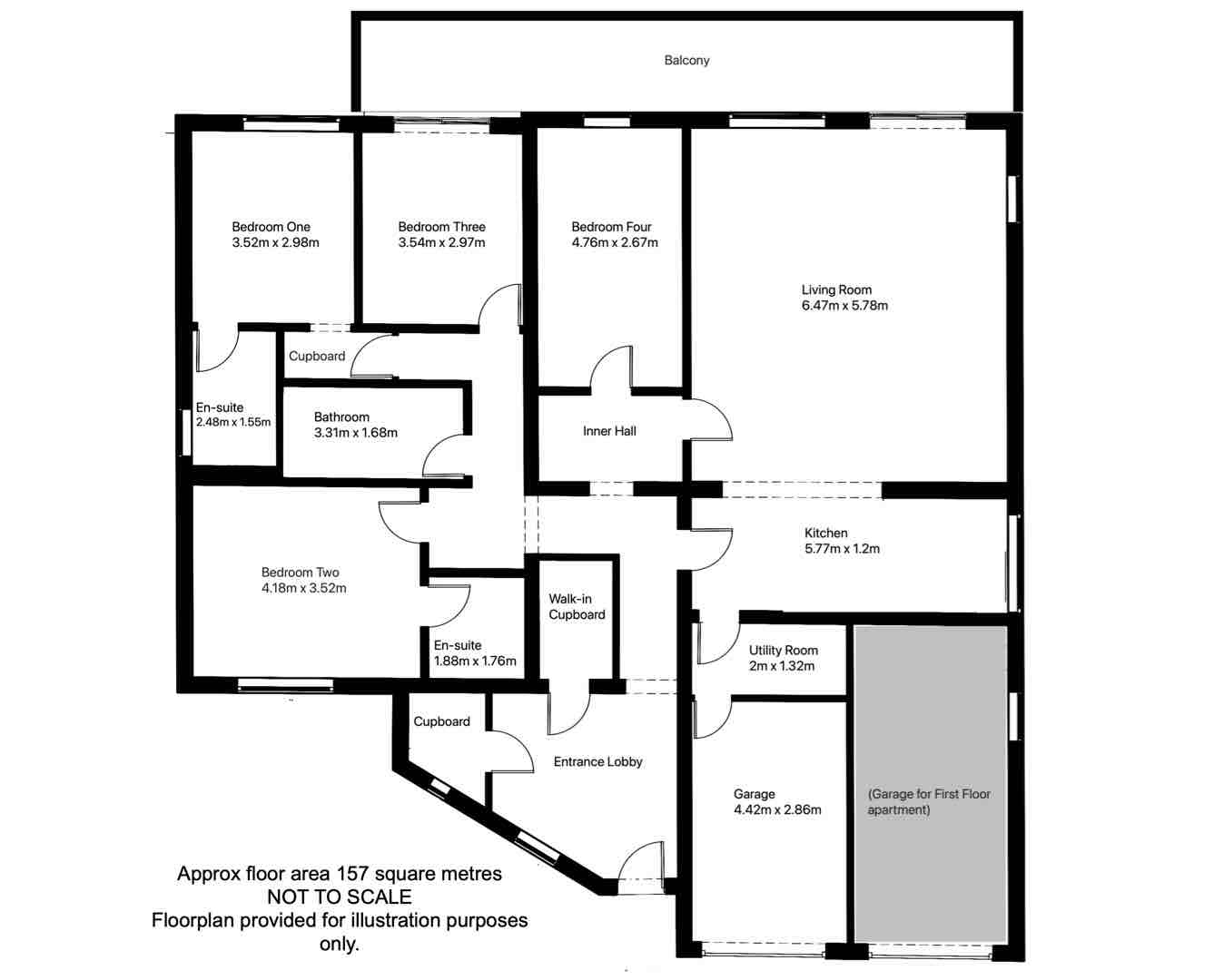 Beau Vista, Sarahs Lane, Padstow floorplan