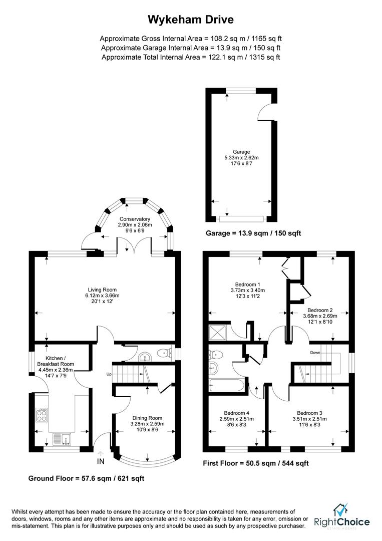 38, Wykeham Drive, Basingstoke floorplan