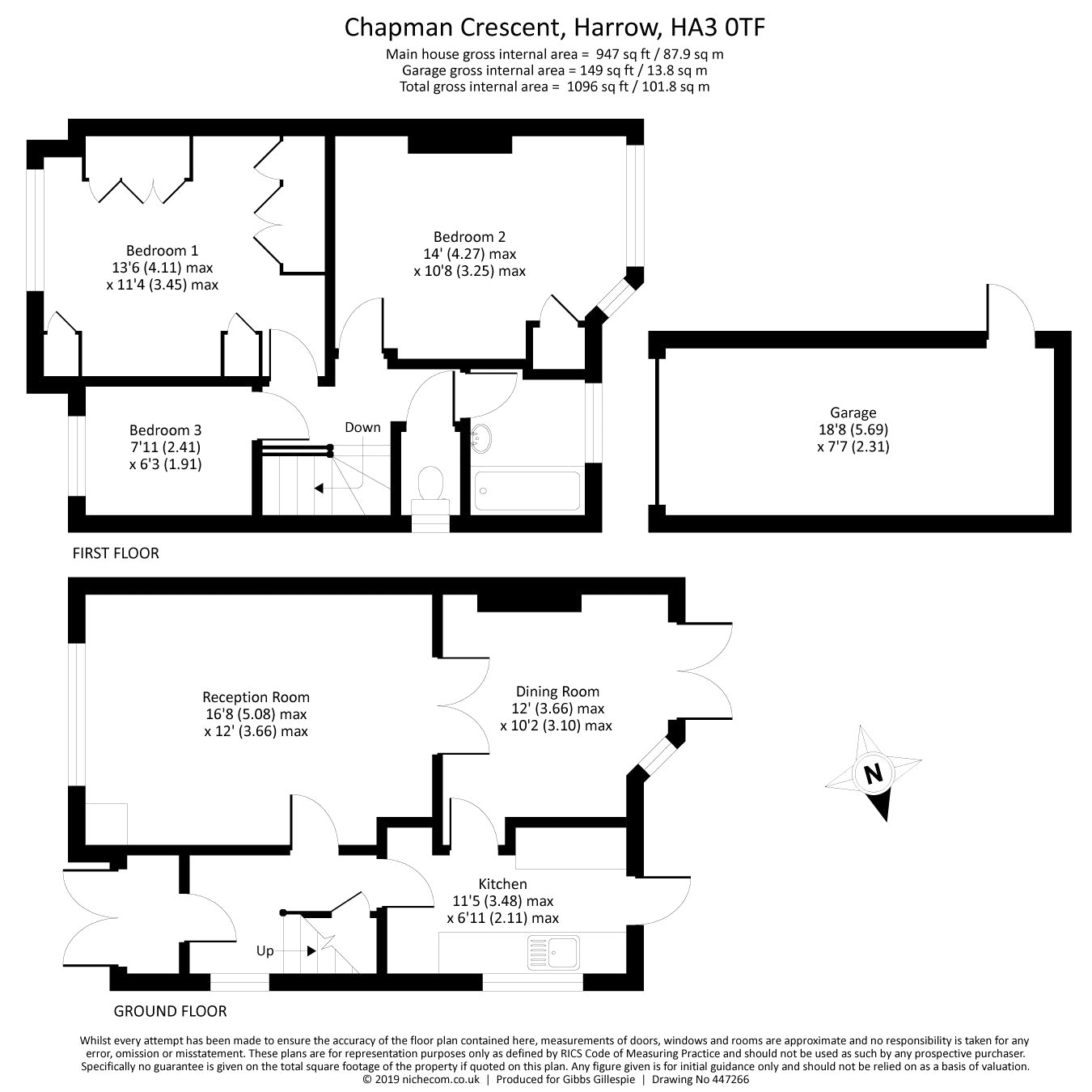 3 Bedrooms Semi-detached house for sale in Chapman Crescent, Harrow, Middlesex HA3