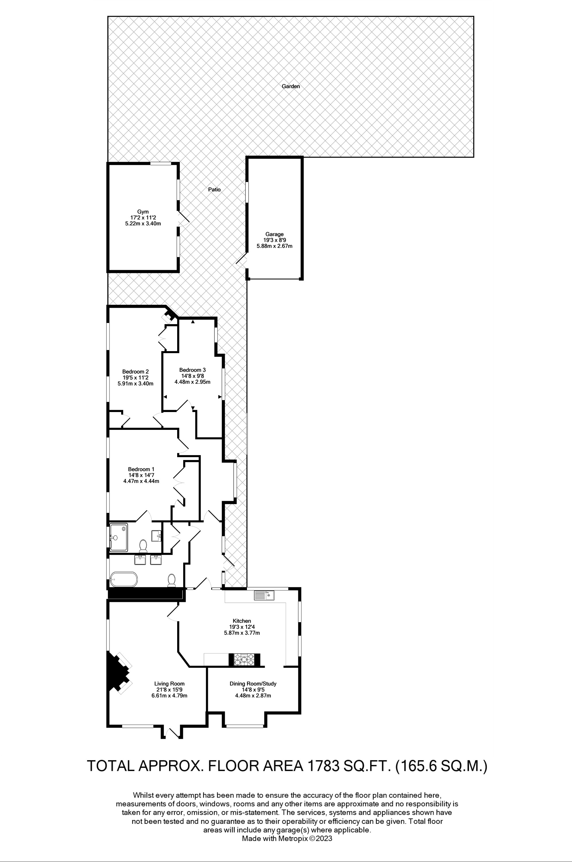 1&2, Bridle Cottages, Harrow floorplan