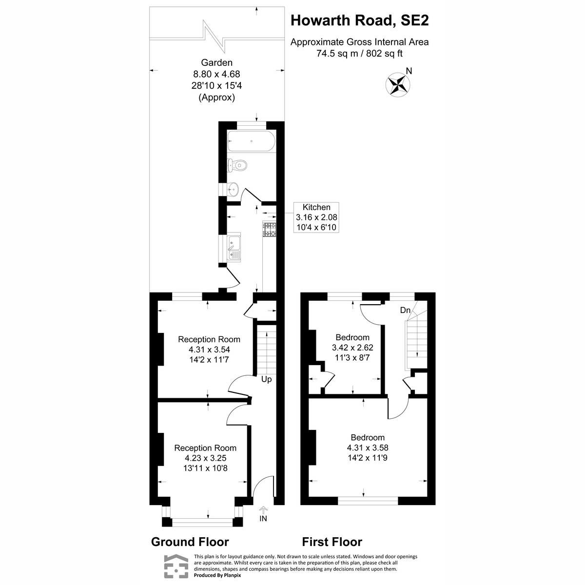 6, Howarth Road, Abbey Wood floorplan