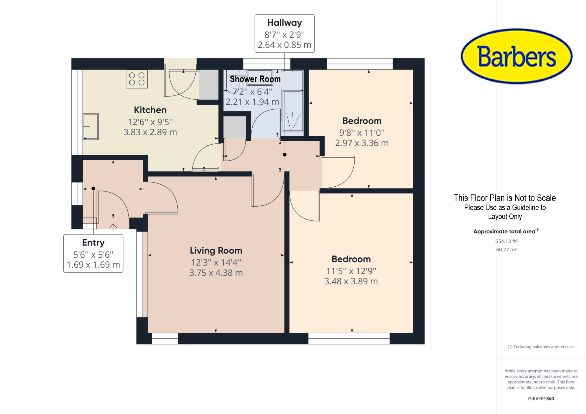 1, Birch Close, Market Drayton floorplan