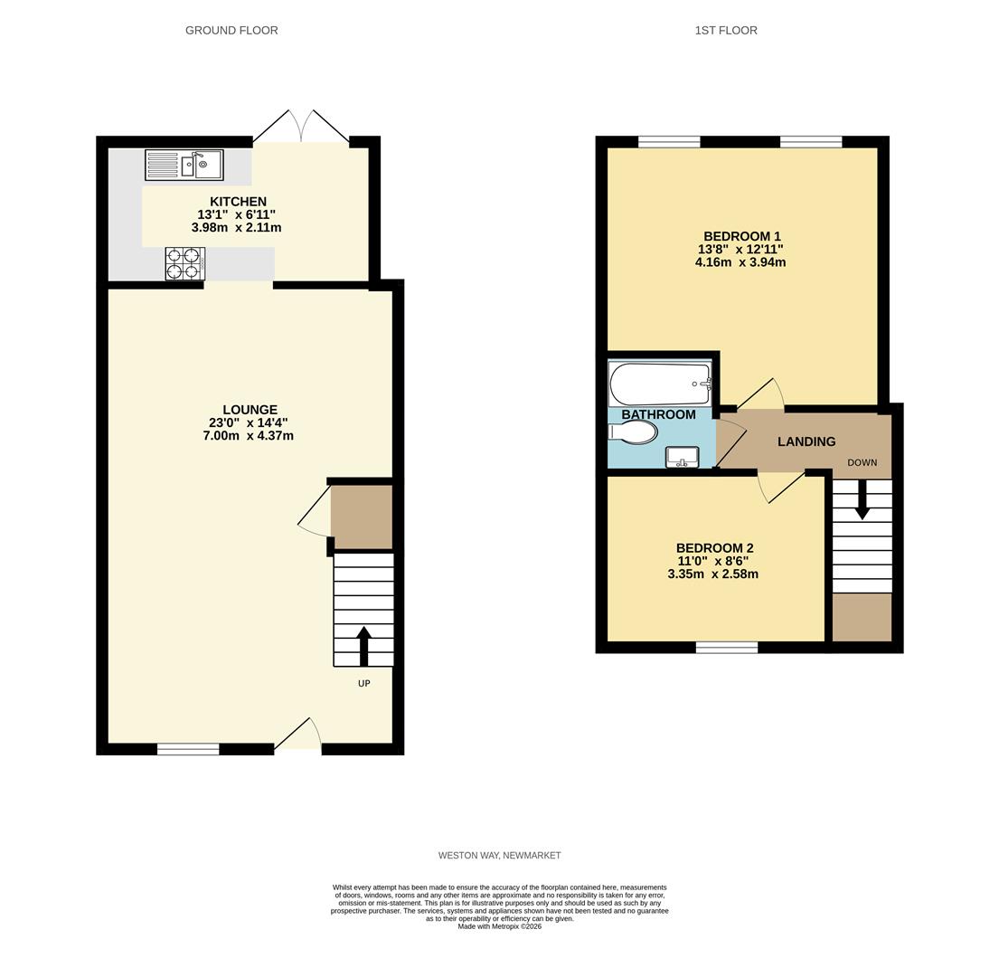 83, Weston Way, Newmarket floorplan