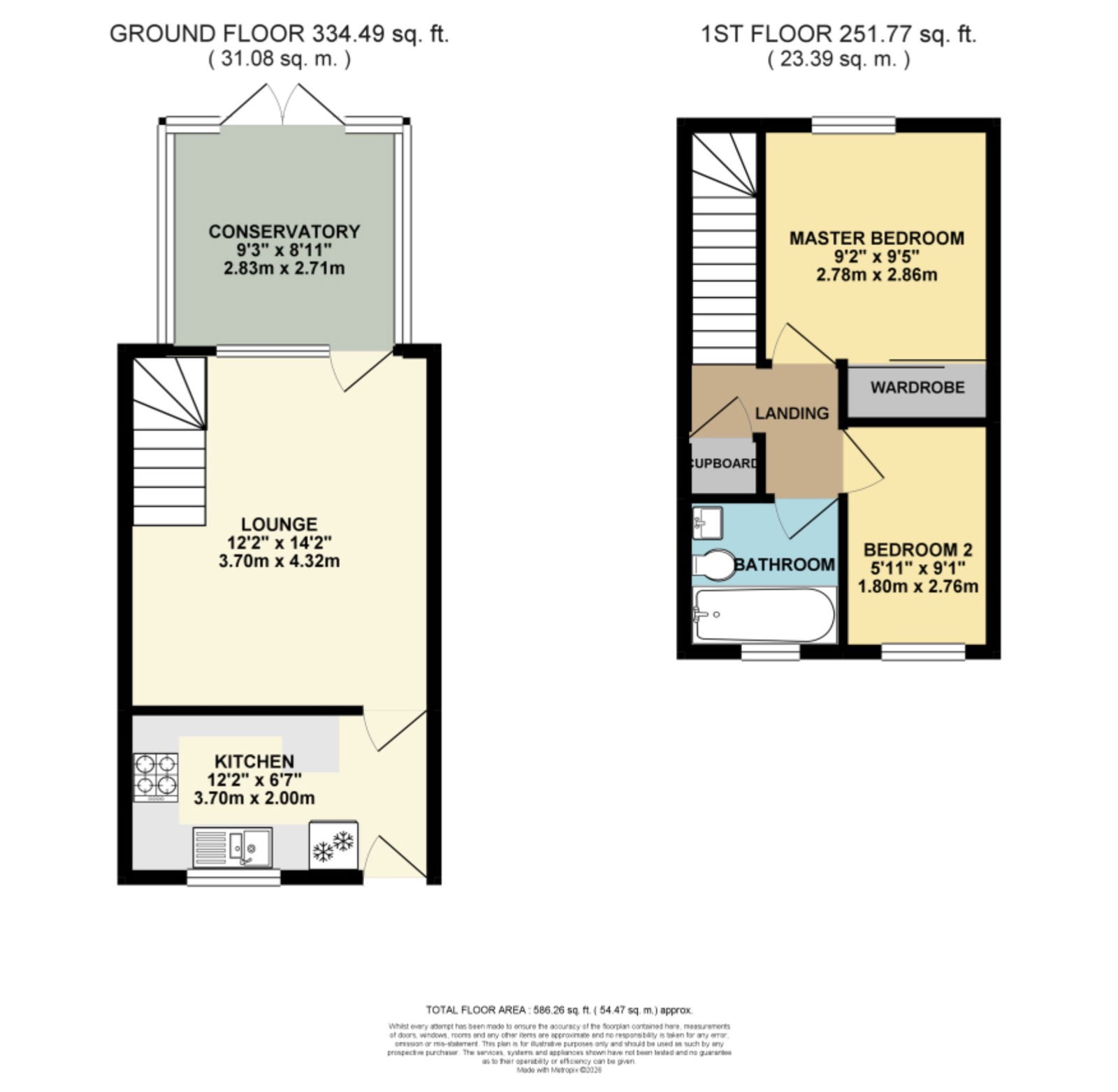 12, Roman Hill, Wigston floorplan
