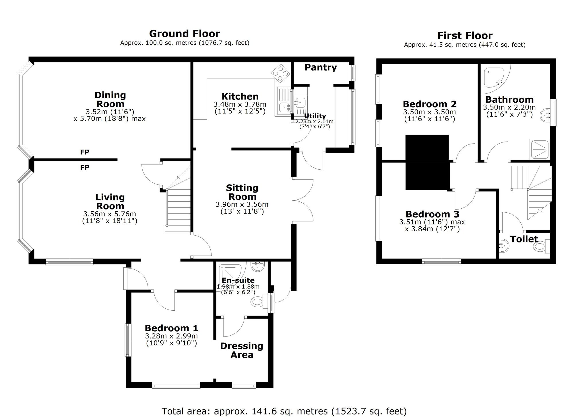 Ivy Cottage Great North Road, Newark floorplan