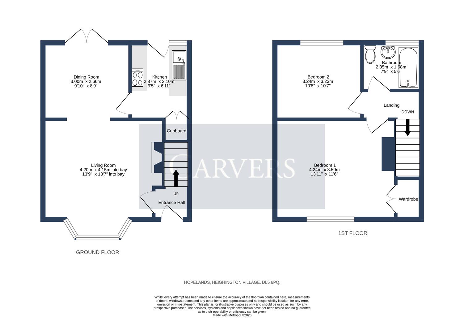 24, Hopelands, Heighington Village floorplan