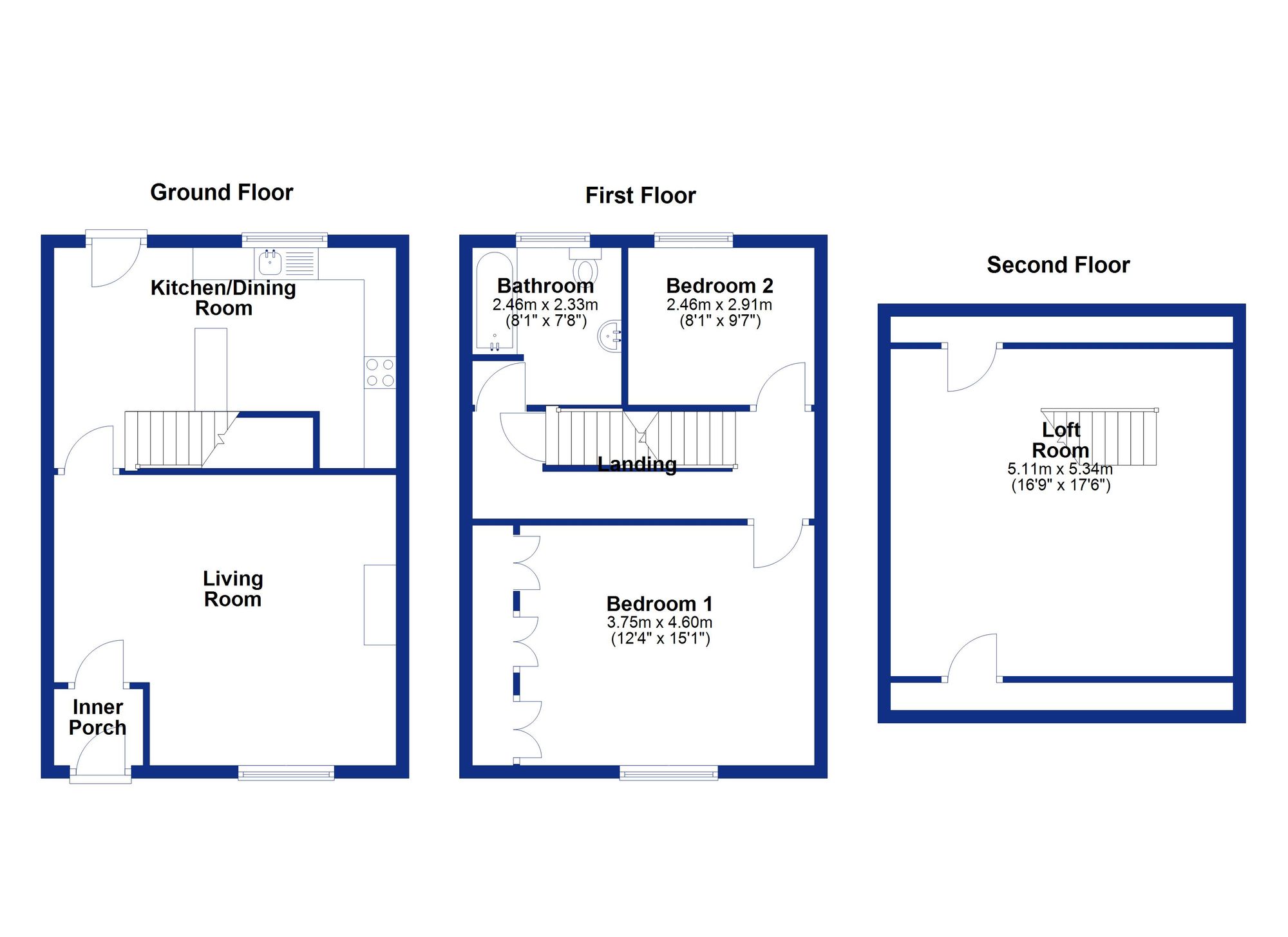 4 Lily Street, Bacup floorplan