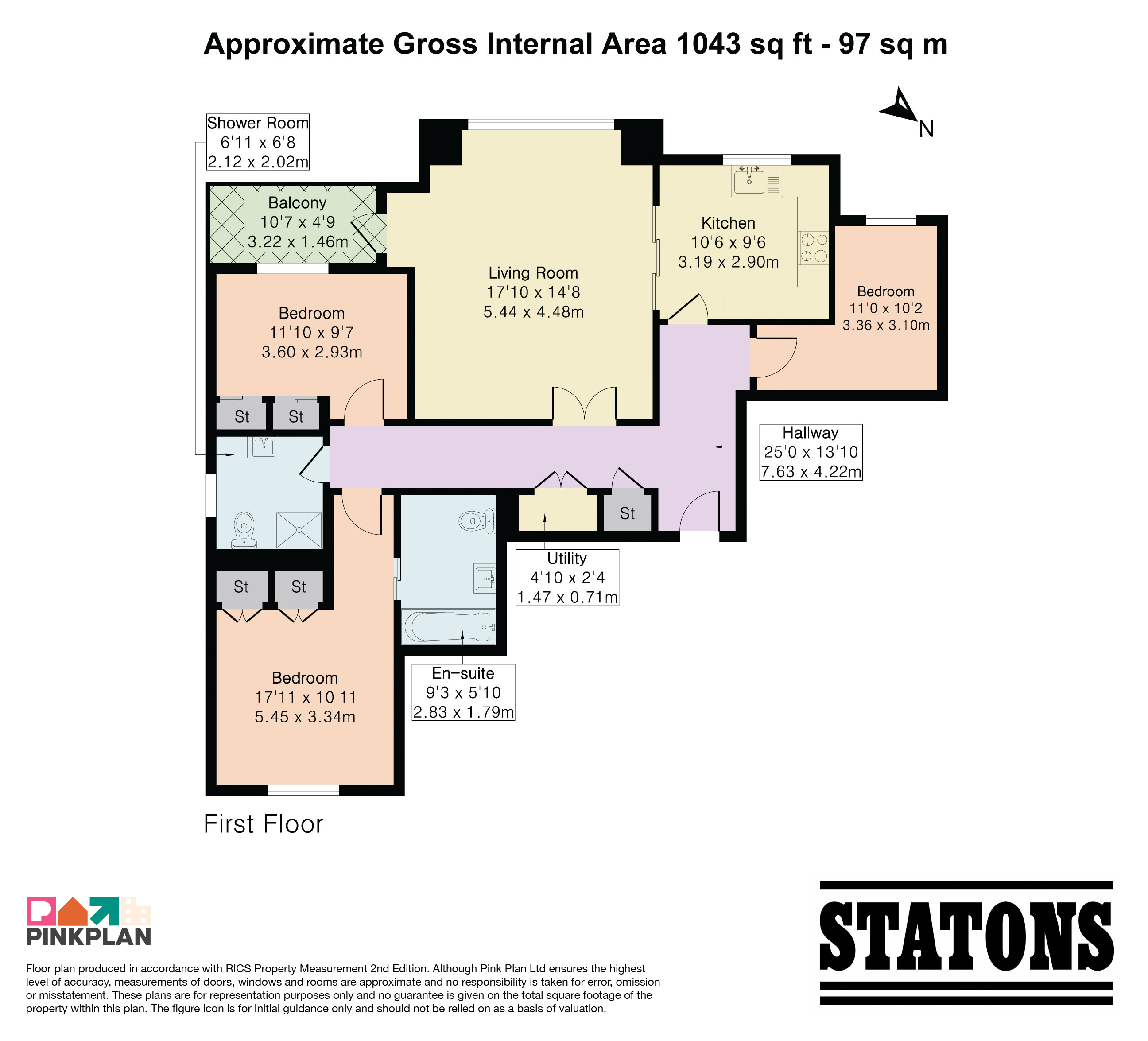 Chase Side, London floorplan