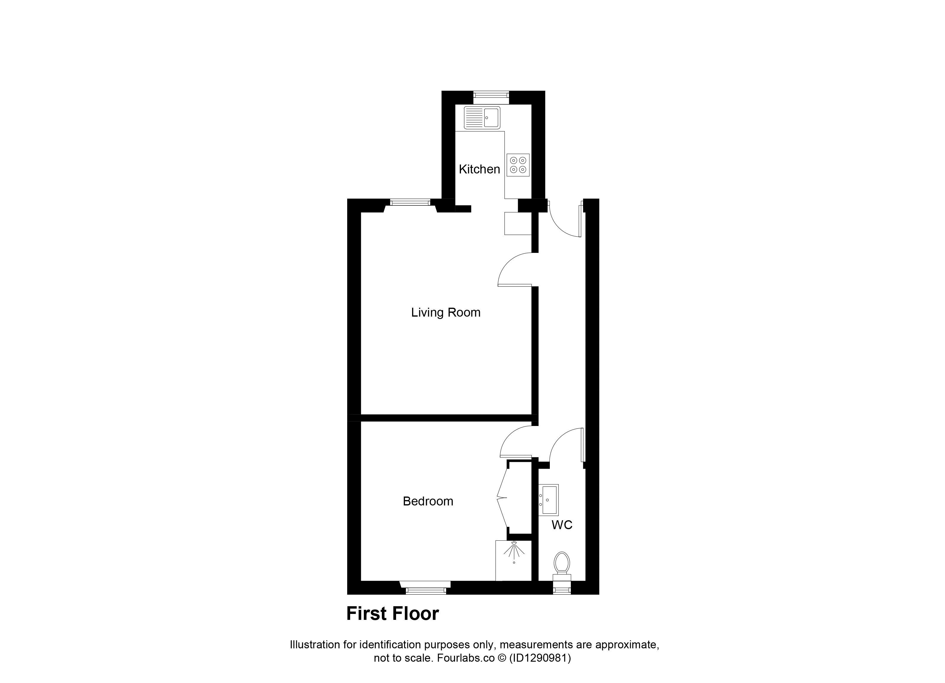 2b, Junction Road, Kirkcaldy floorplan