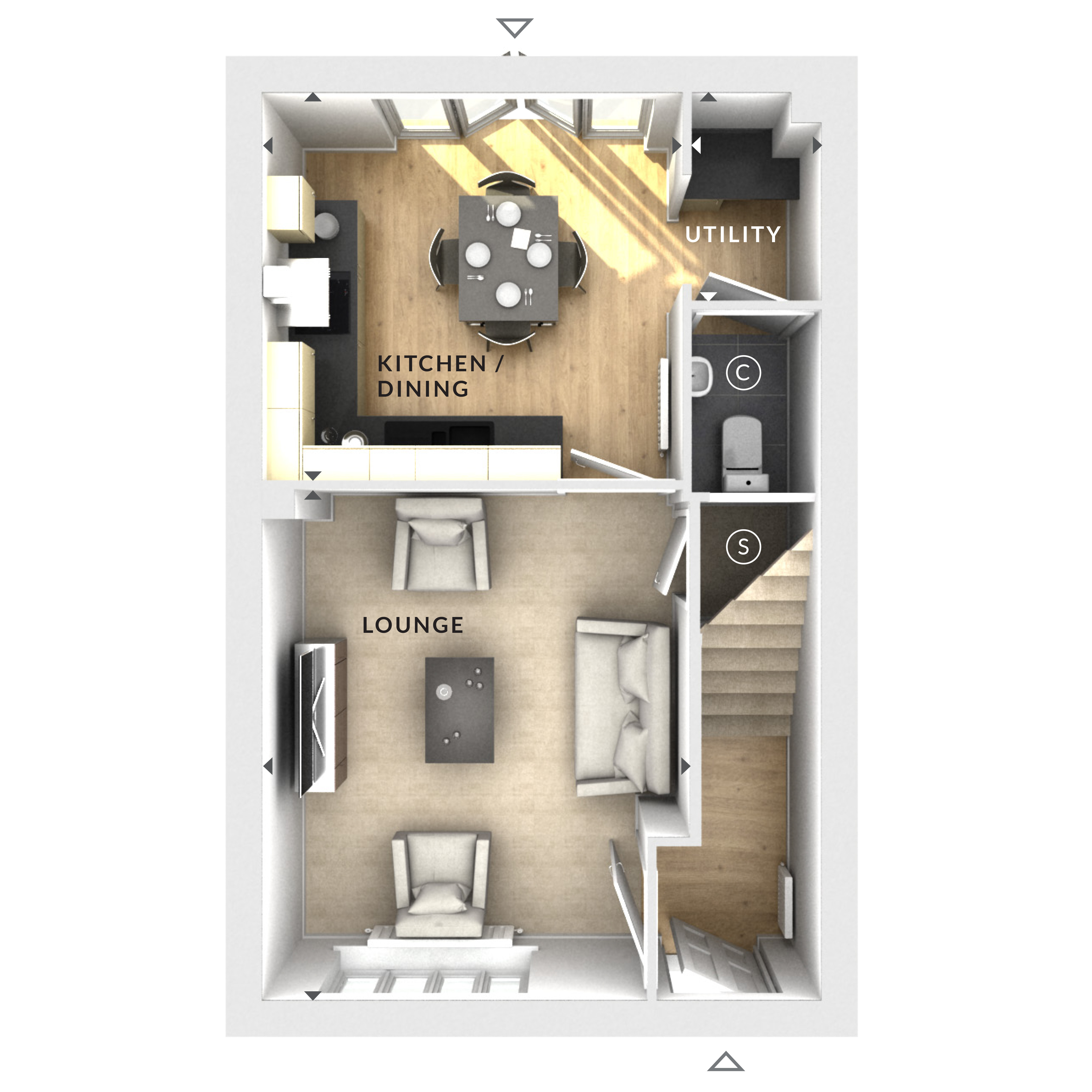 222, Upper Outwoods Road, Burton Upon Trent floorplan