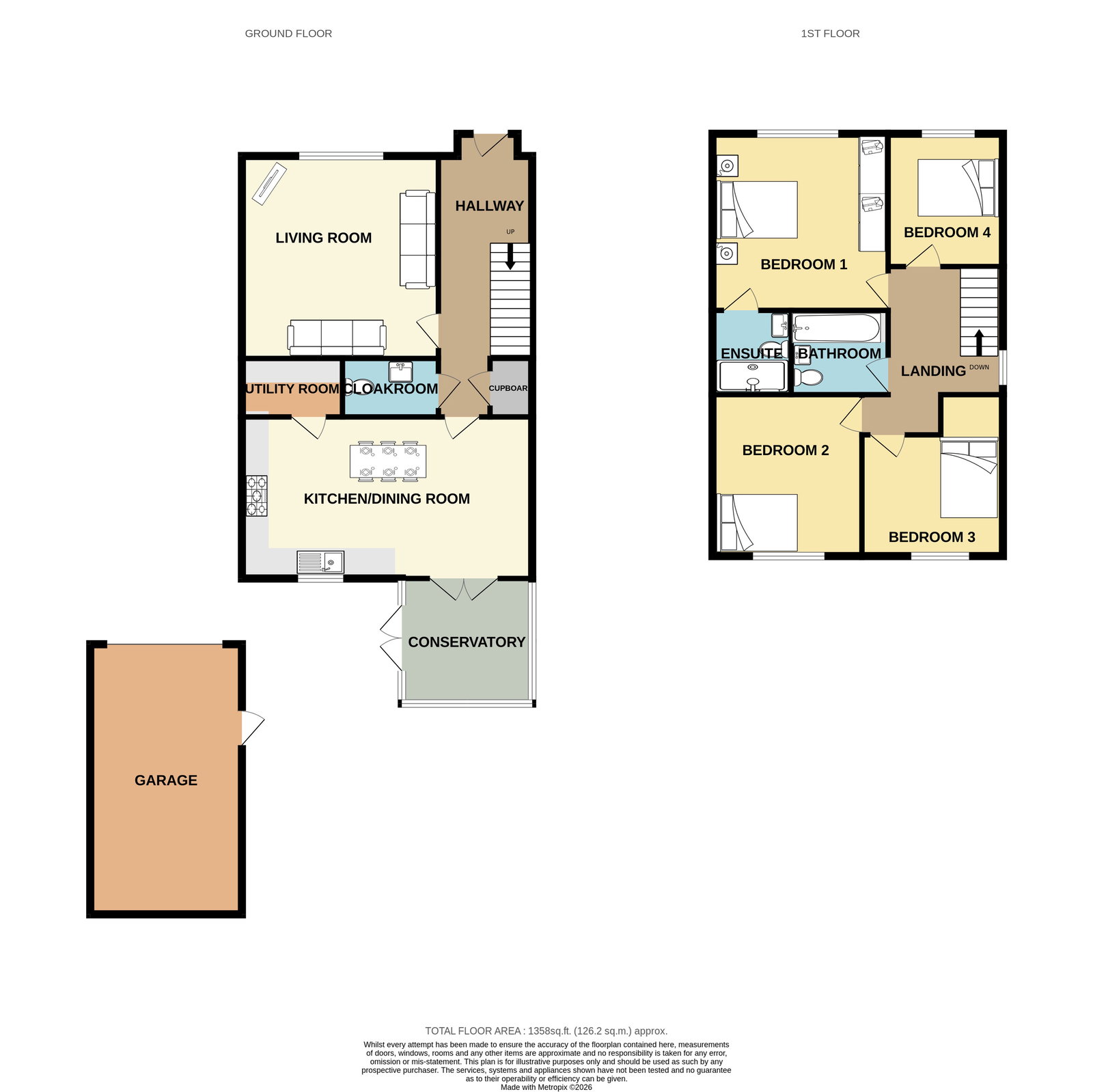 17, Titus Way, Bristol floorplan