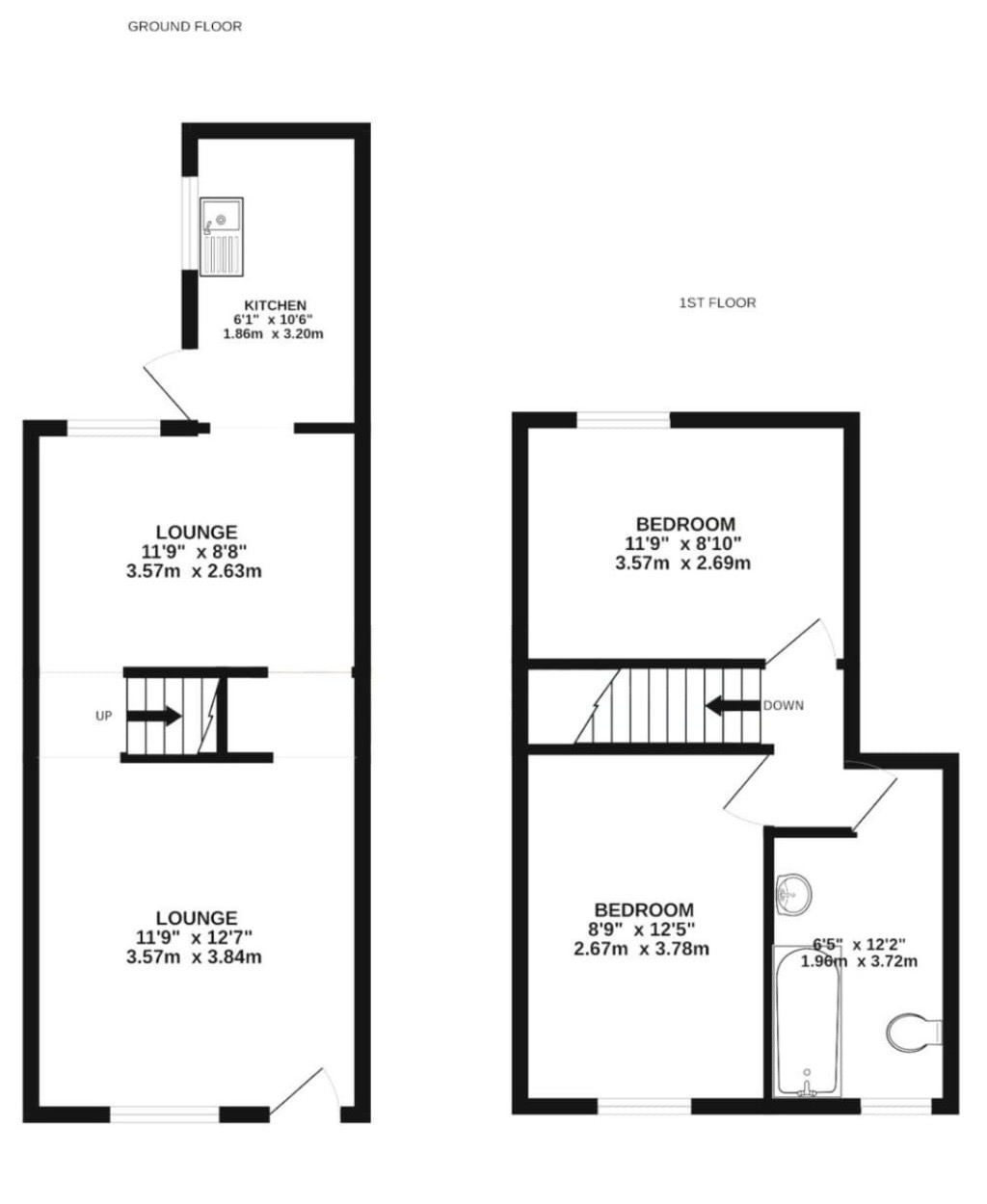 28, Clifton Road, NUNEATON floorplan